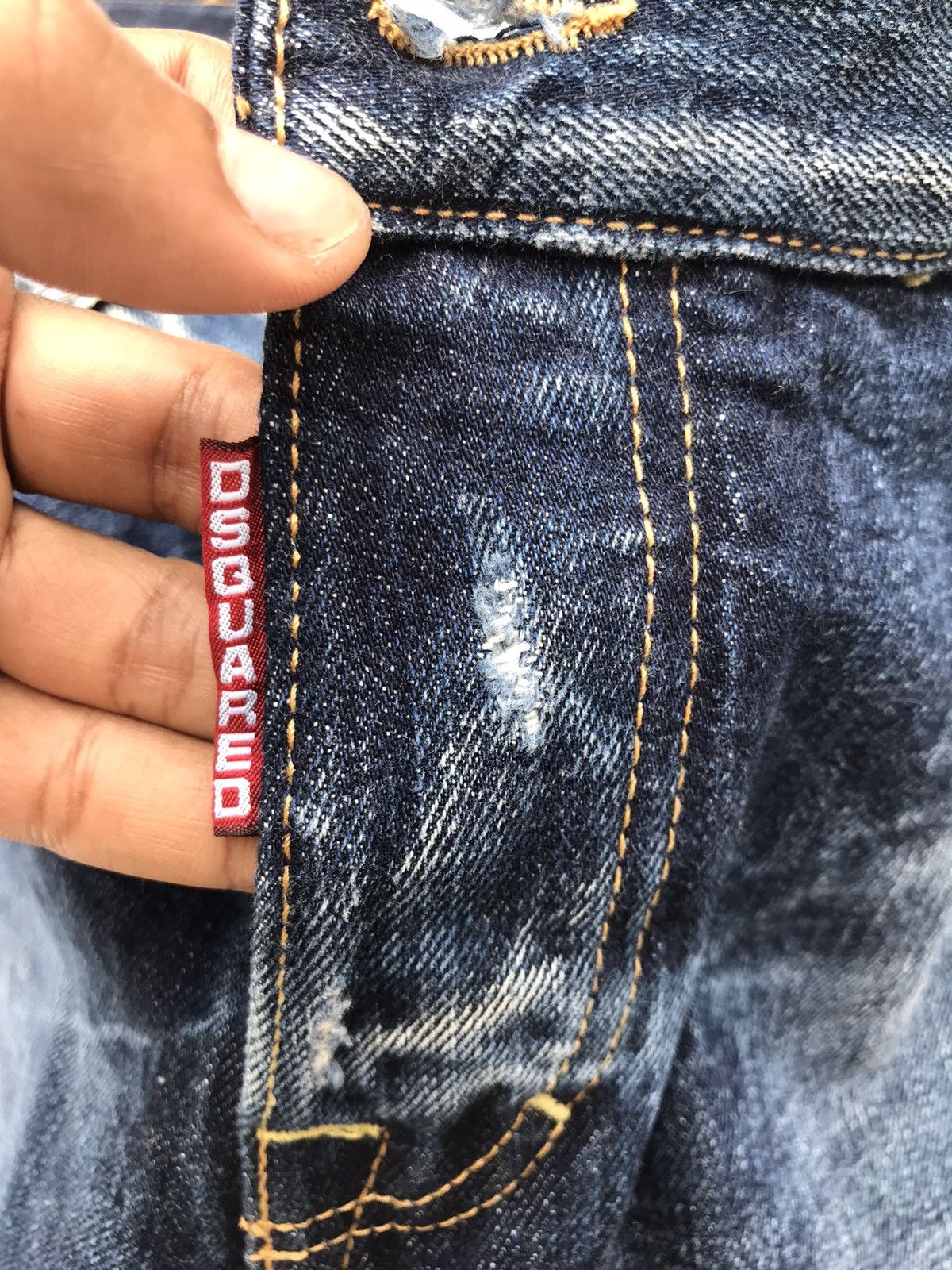 Dsquared2 Rare Dsquared2 Distressed Dean Jeans - Paint Splatter Design Size US 38 / EU 54 - 6 Thumbnail