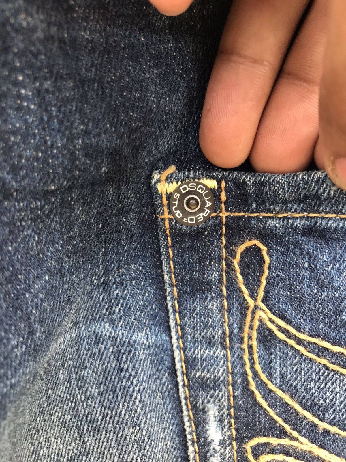 Dsquared2 Rare Dsquared2 Distressed Dean Jeans - Paint Splatter Design Size US 38 / EU 54 - 14 Thumbnail