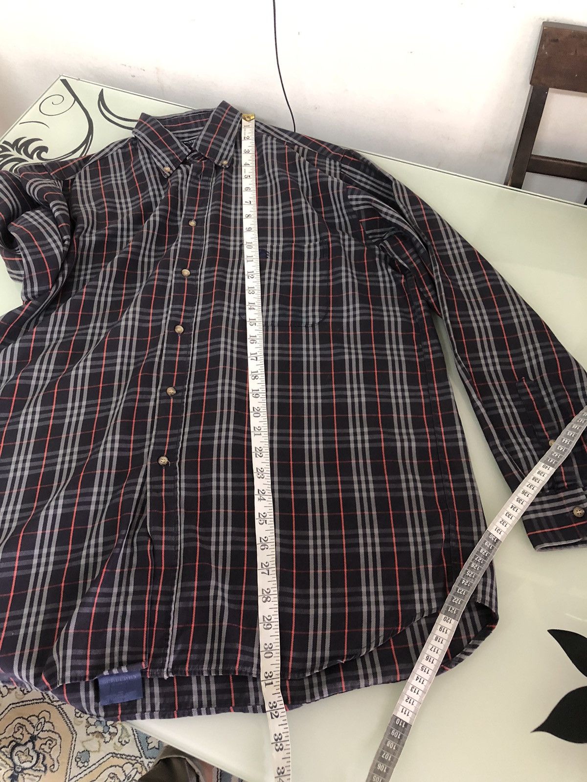 Burberry Vintage Burberry London Nova Check Button Up Shirt Size US XL / EU 56 / 4 - 19 Thumbnail