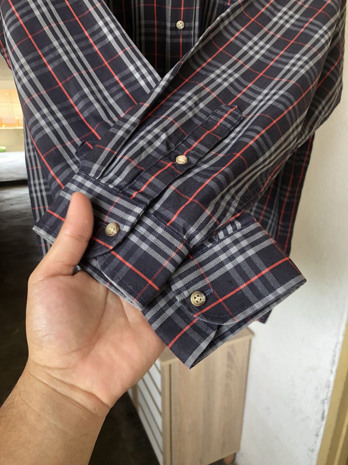 Burberry Vintage Burberry London Nova Check Button Up Shirt Size US XL / EU 56 / 4 - 11 Thumbnail