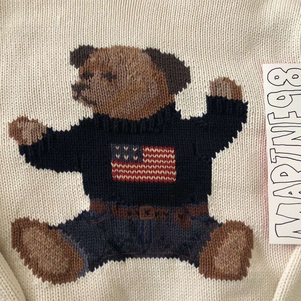 Rare polo Ralph Lauren bear offers logo stitched button down shirt