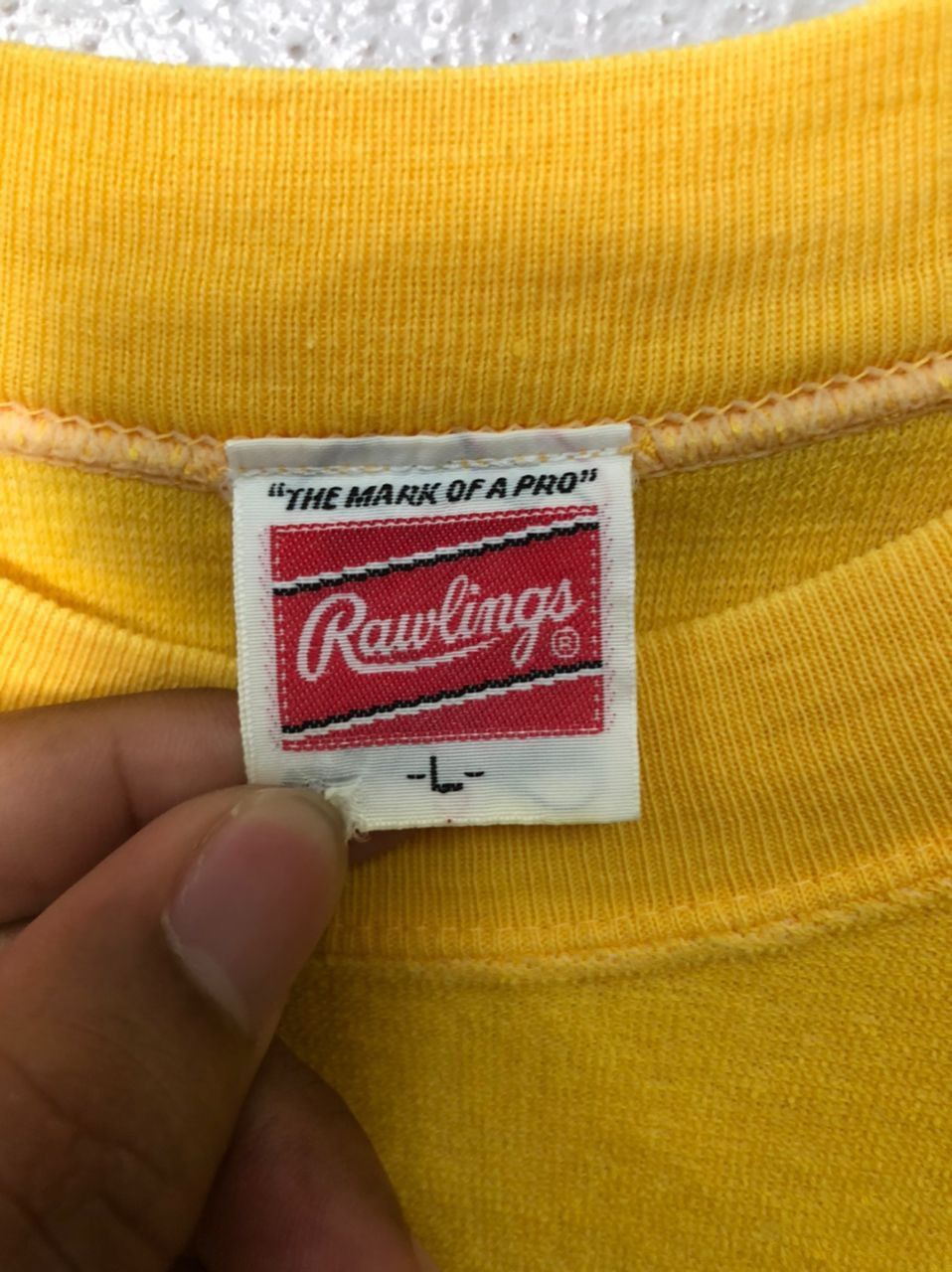 Asics Vintage Rawlings By Asics Big Logo Tee Size US S / EU 44-46 / 1 - 9 Thumbnail