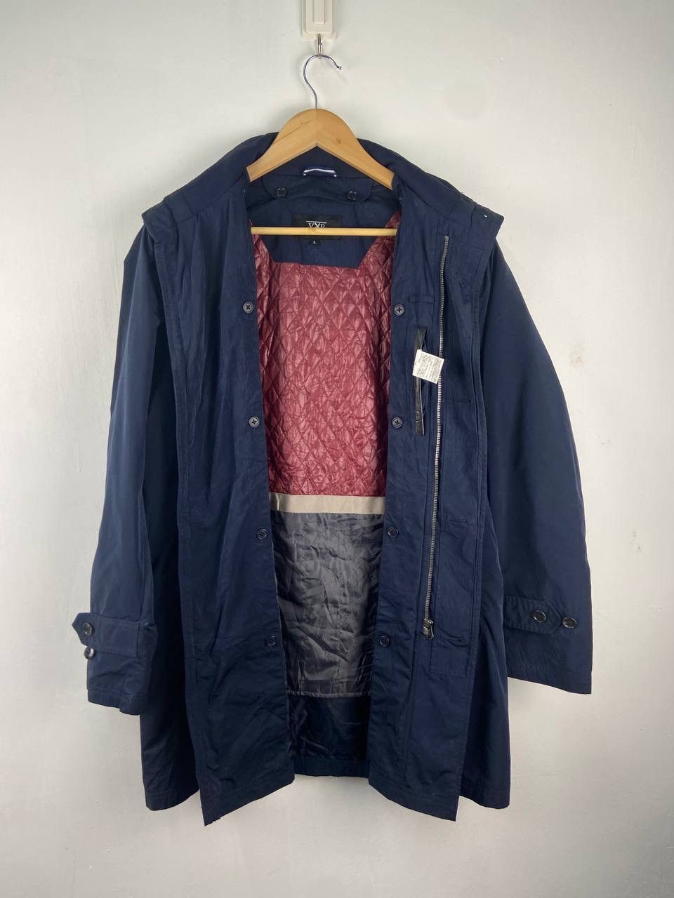 Playboy Vintage Playboy Overcoat Mens Parka Hoodie Size US L / EU 52-54 / 3 - 3 Thumbnail
