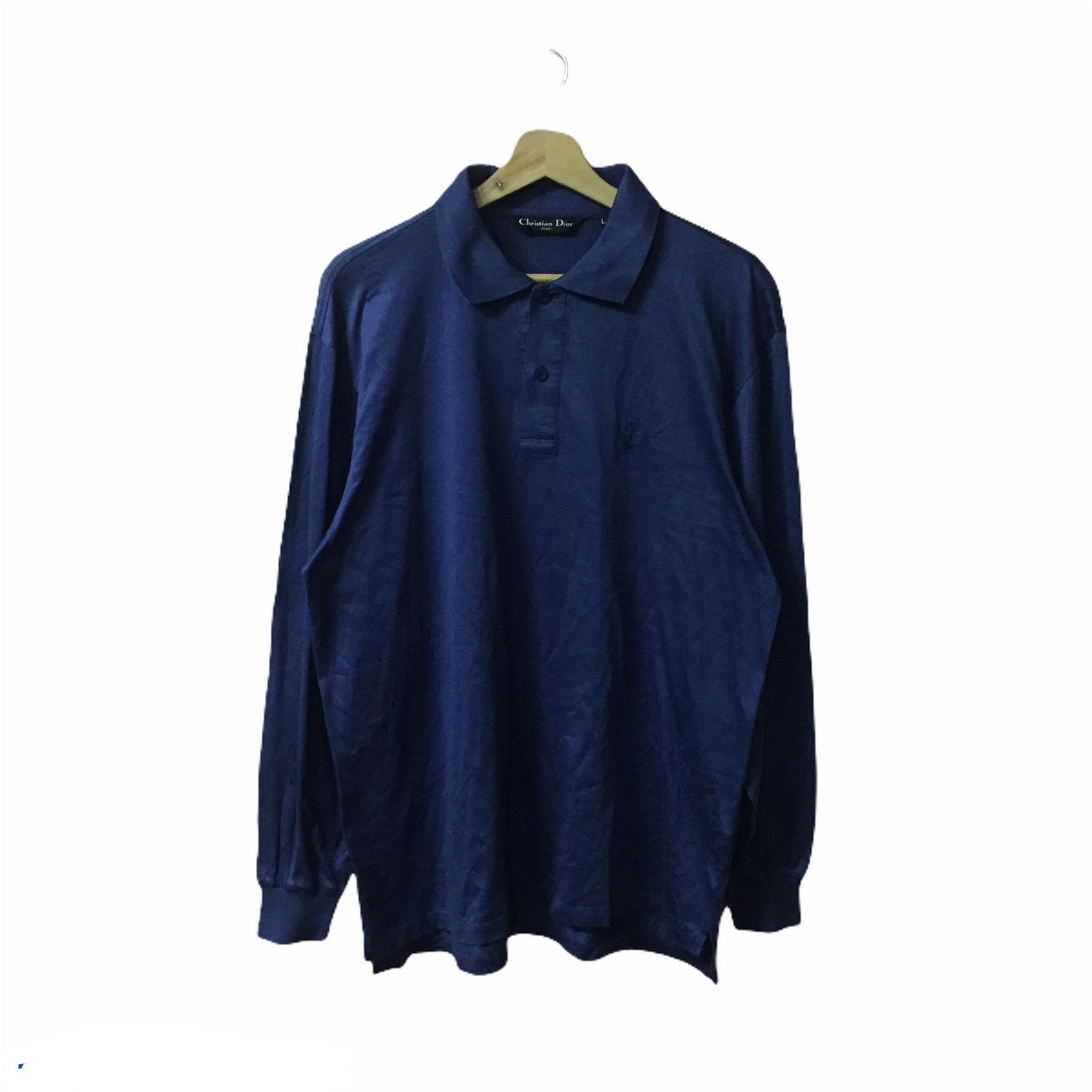Christian Dior Monsieur × Vintage Vintage Christian Dior Long Sleeve Tshirt Button up Size US L / EU 52-54 / 3 - 1 Thumbnail