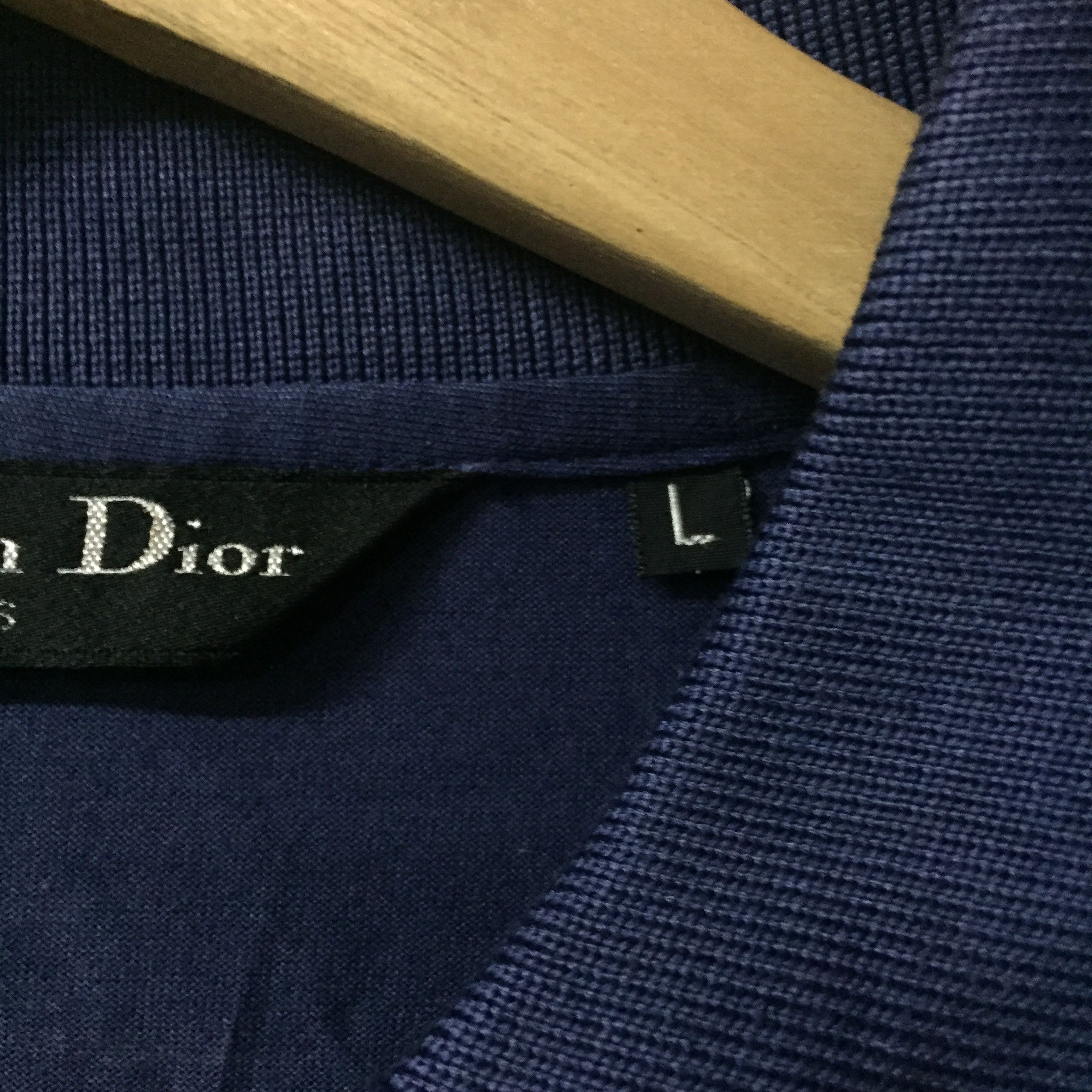 Christian Dior Monsieur × Vintage Vintage Christian Dior Long Sleeve Tshirt Button up Size US L / EU 52-54 / 3 - 4 Thumbnail