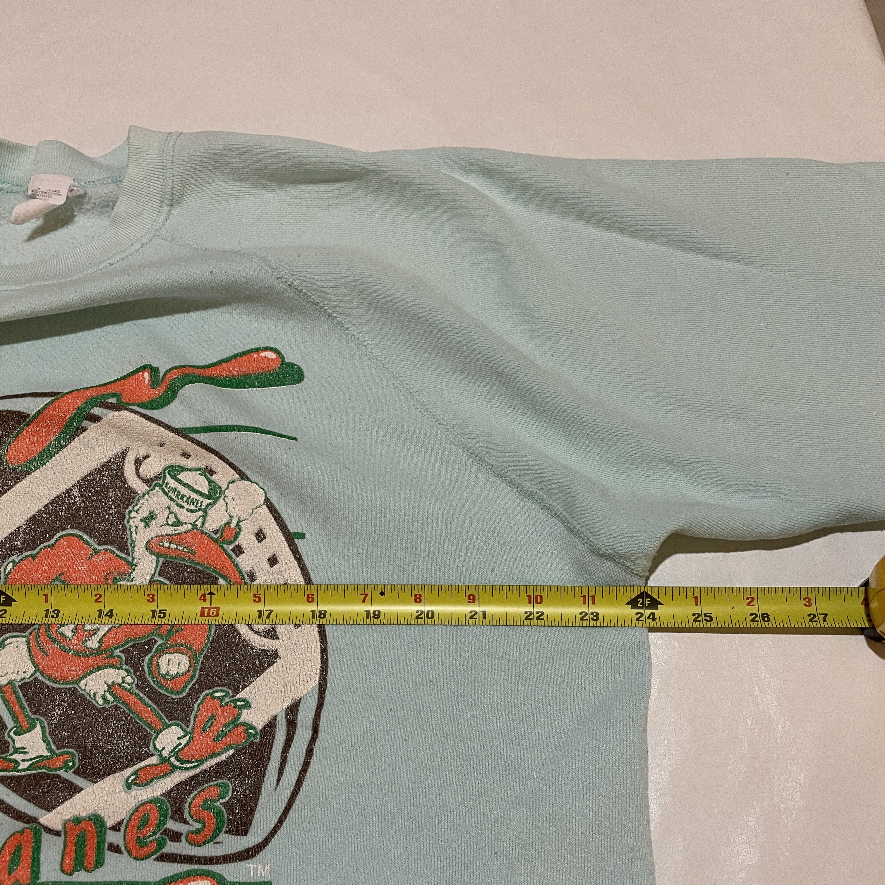 Vintage Vintage Miami Hurricanes Football Sweatshirt Men's Large Size US L / EU 52-54 / 3 - 5 Thumbnail