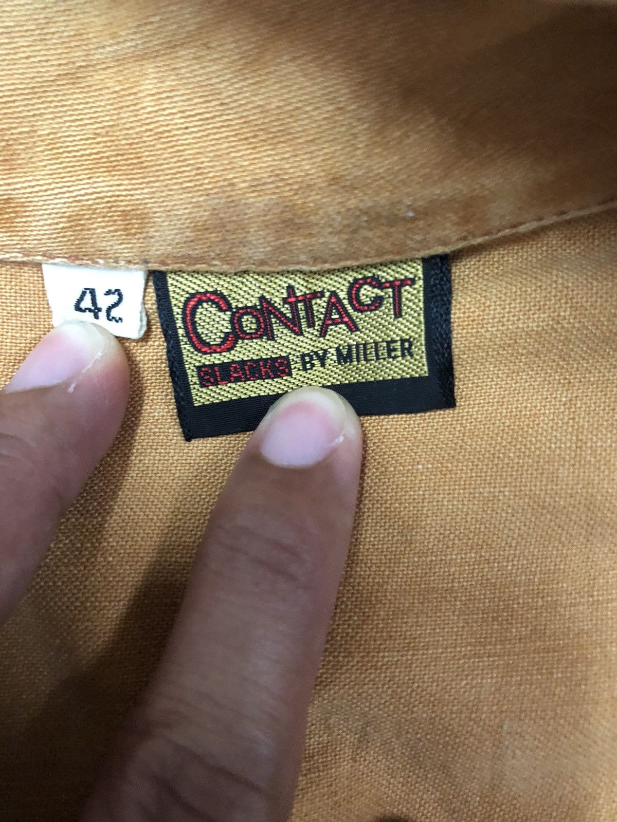 Japanese Brand × Vintage Vintage Contact Slack By Miller Button Ups Jacket Size US L / EU 52-54 / 3 - 9 Thumbnail