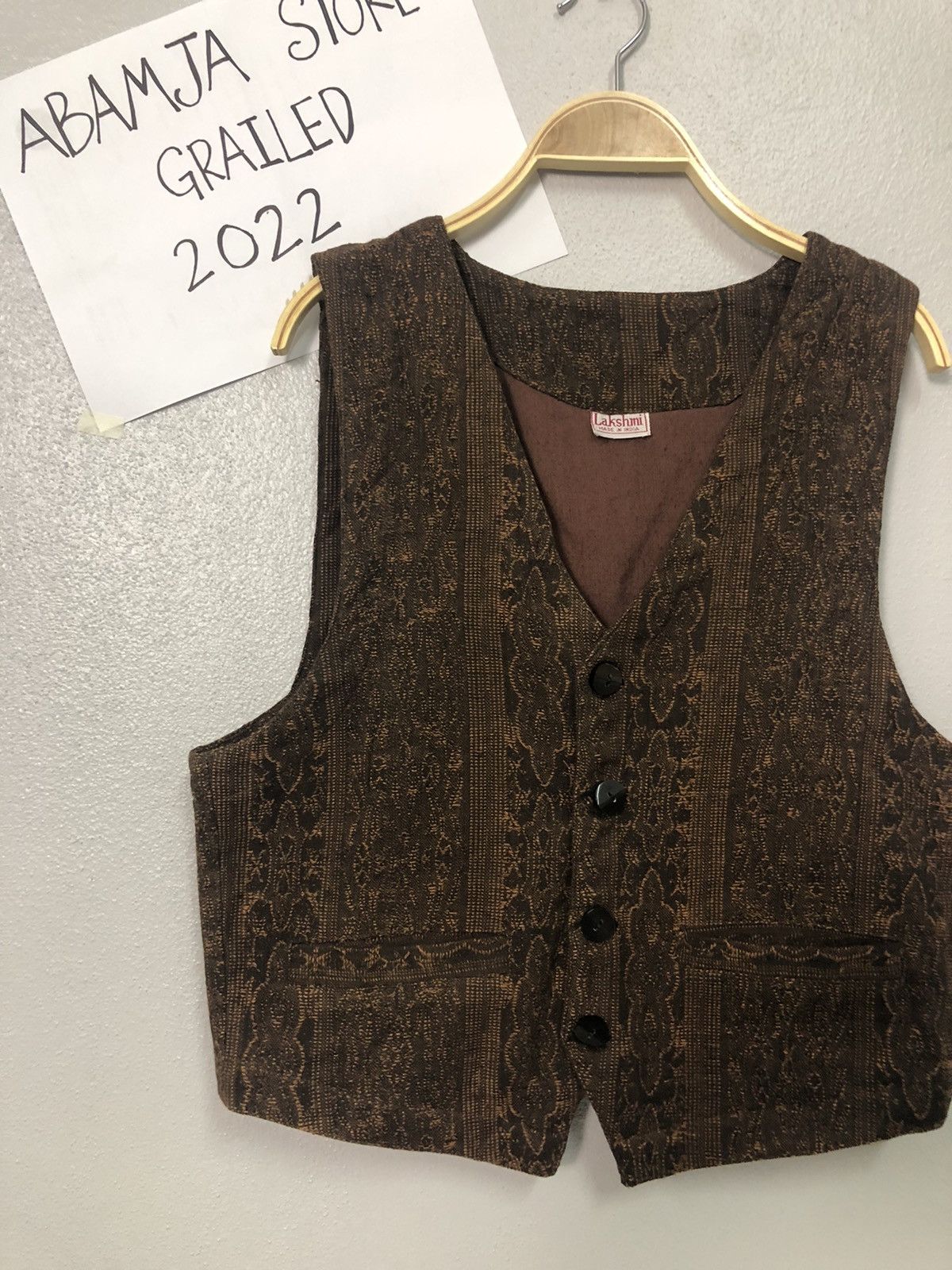 Japanese Brand Vintage Lakshmi Button Ups Vest Size US S / EU 44-46 / 1 - 3 Thumbnail