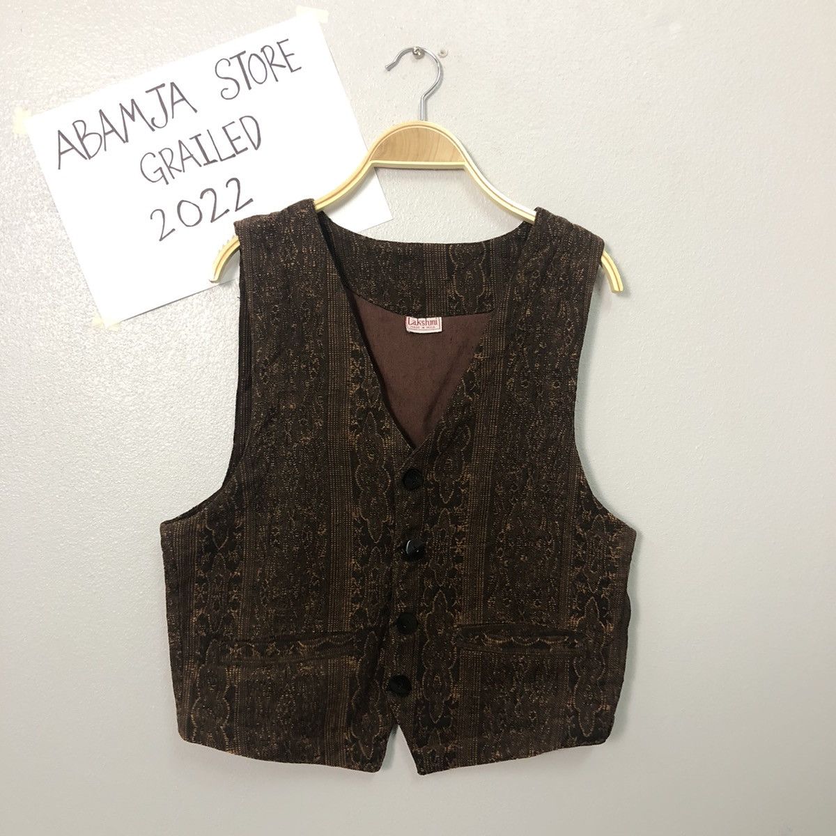 Japanese Brand Vintage Lakshmi Button Ups Vest Size US S / EU 44-46 / 1 - 1 Thumbnail