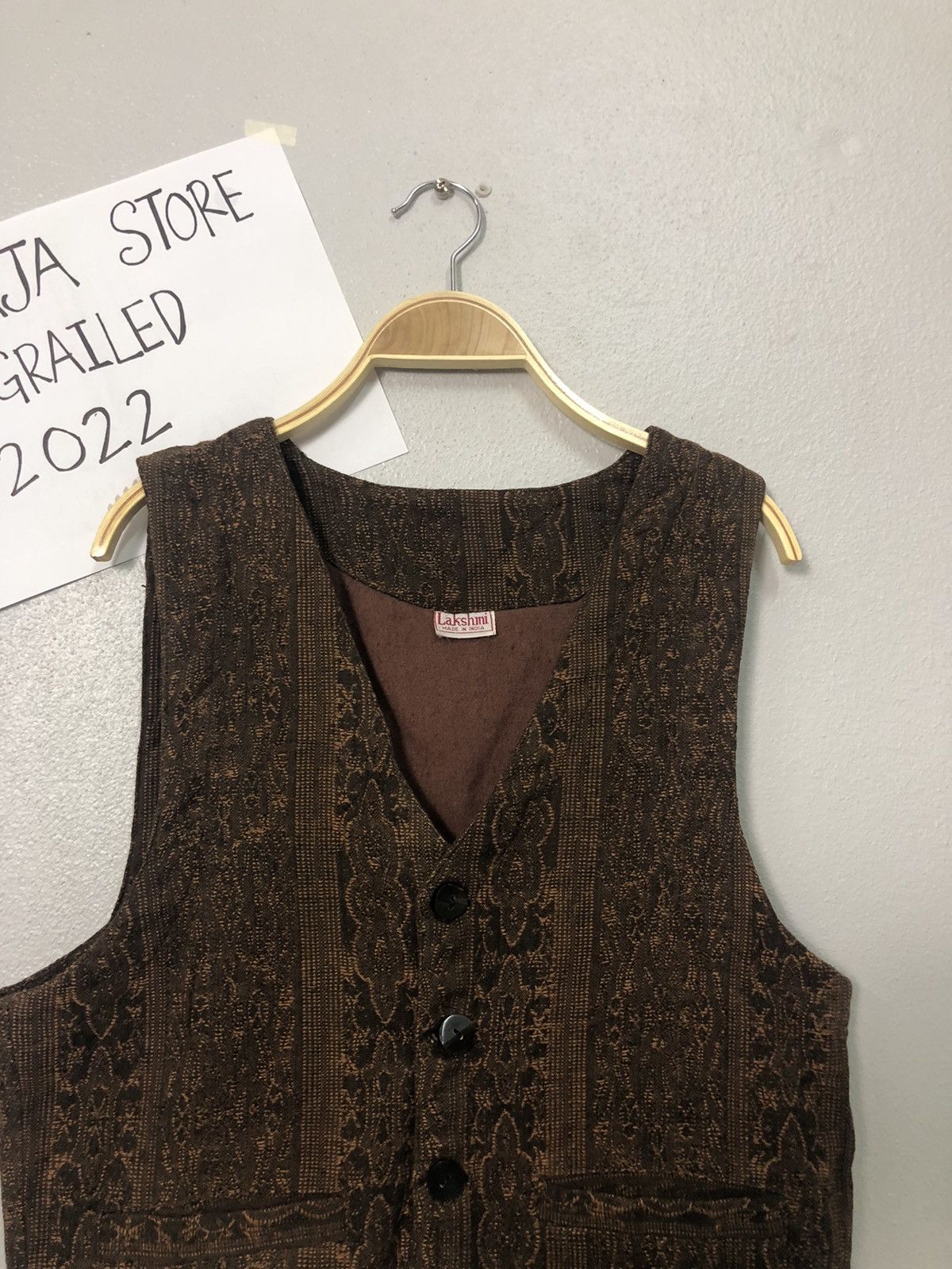 Japanese Brand Vintage Lakshmi Button Ups Vest Size US S / EU 44-46 / 1 - 4 Thumbnail