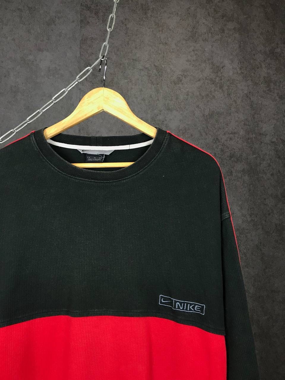 Nike Nike swoosh streetwear vintage sweatshirt Size US XL / EU 56 / 4 - 2 Thumbnail