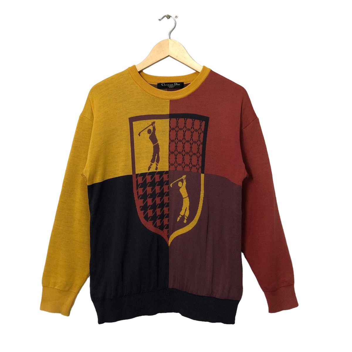 Christian Dior Monsieur Vintage Christian Dior Monsieur Big Logo Knitwear Sweatshirt Size US S / EU 44-46 / 1 - 1 Thumbnail