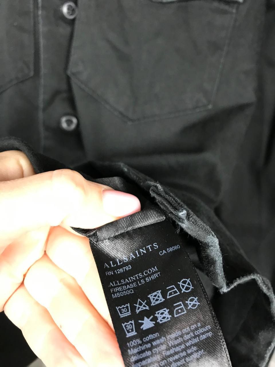 Allsaints Allsaints luxury street fashion shirt Size US S / EU 44-46 / 1 - 7 Thumbnail