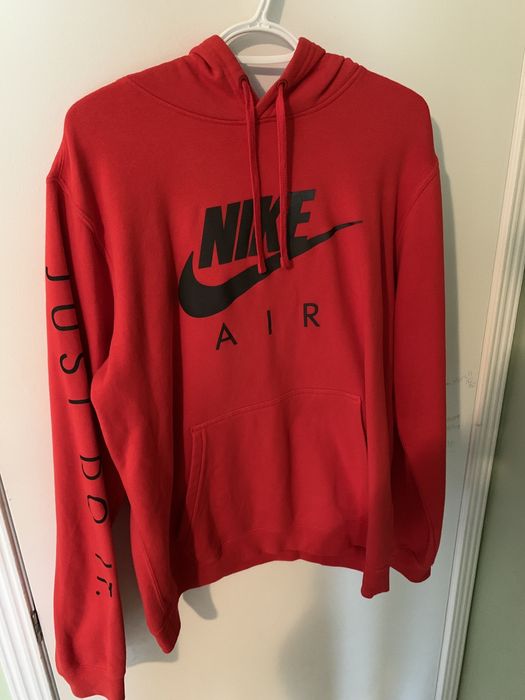 Red nike just do best sale it hoodie