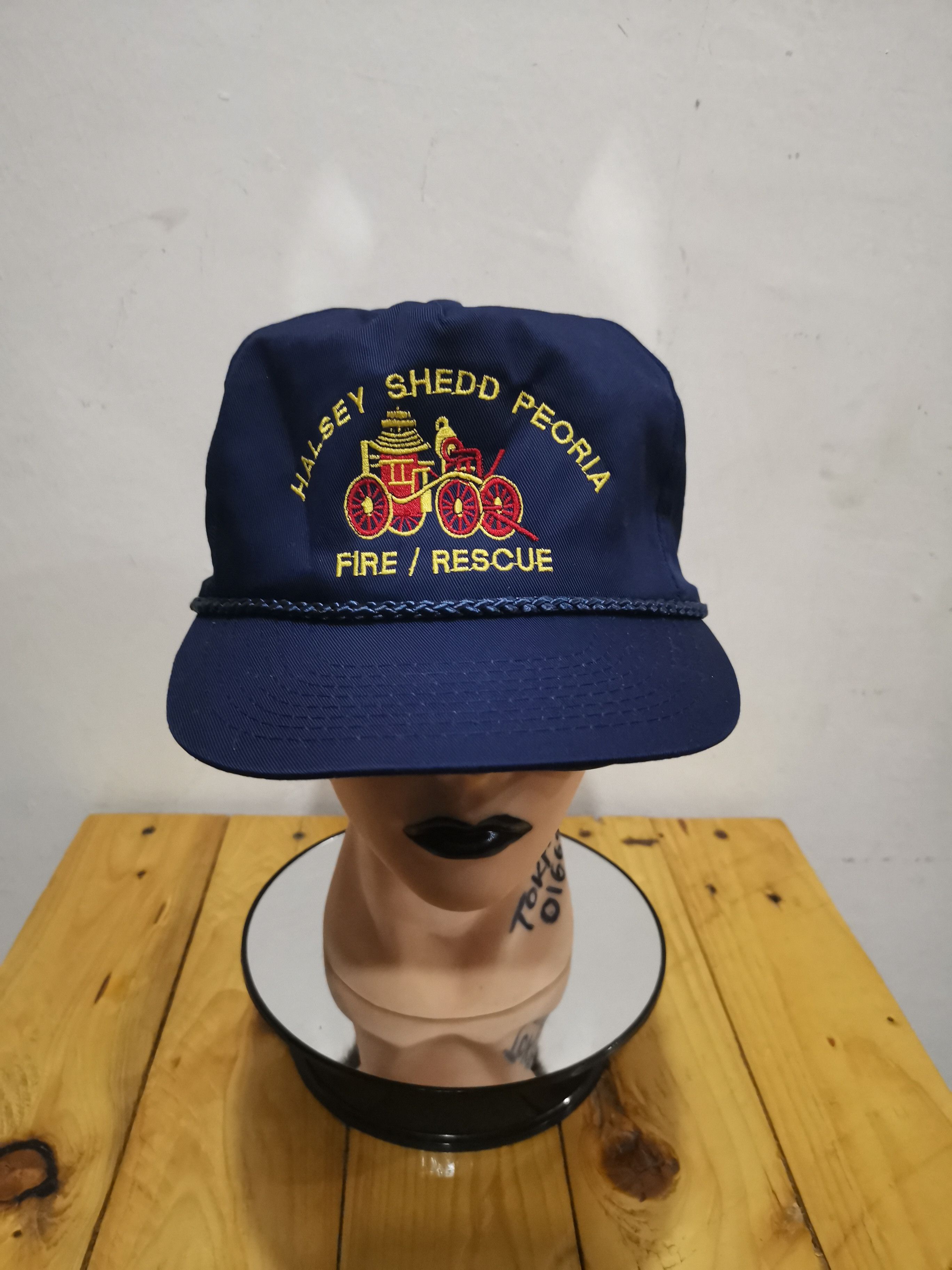 Vintage Halsey Shedd Peoria Fire/Rescue Vintage Hat Size ONE SIZE - 1 Thumbnail