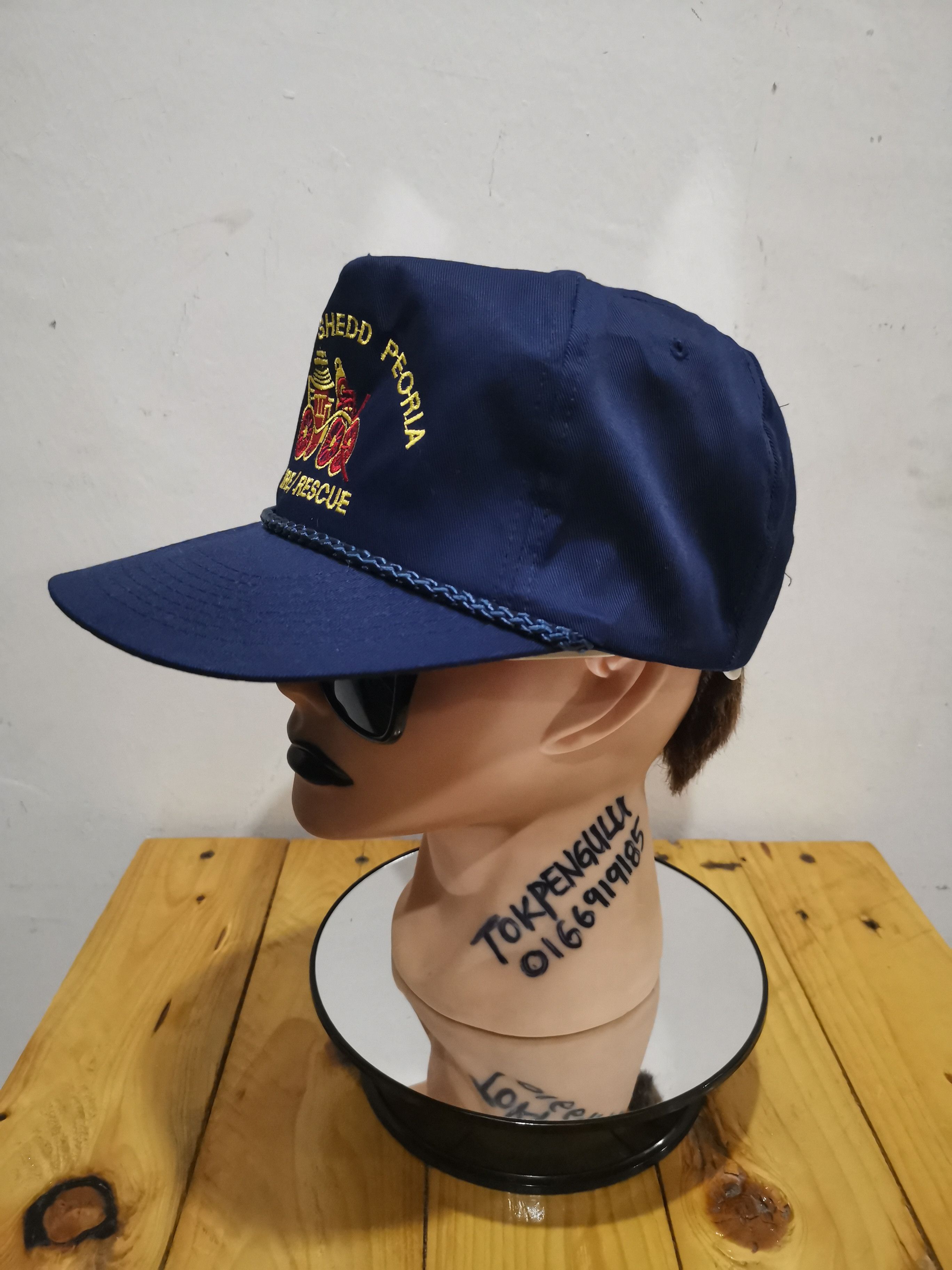 Vintage Halsey Shedd Peoria Fire/Rescue Vintage Hat Size ONE SIZE - 2 Thumbnail