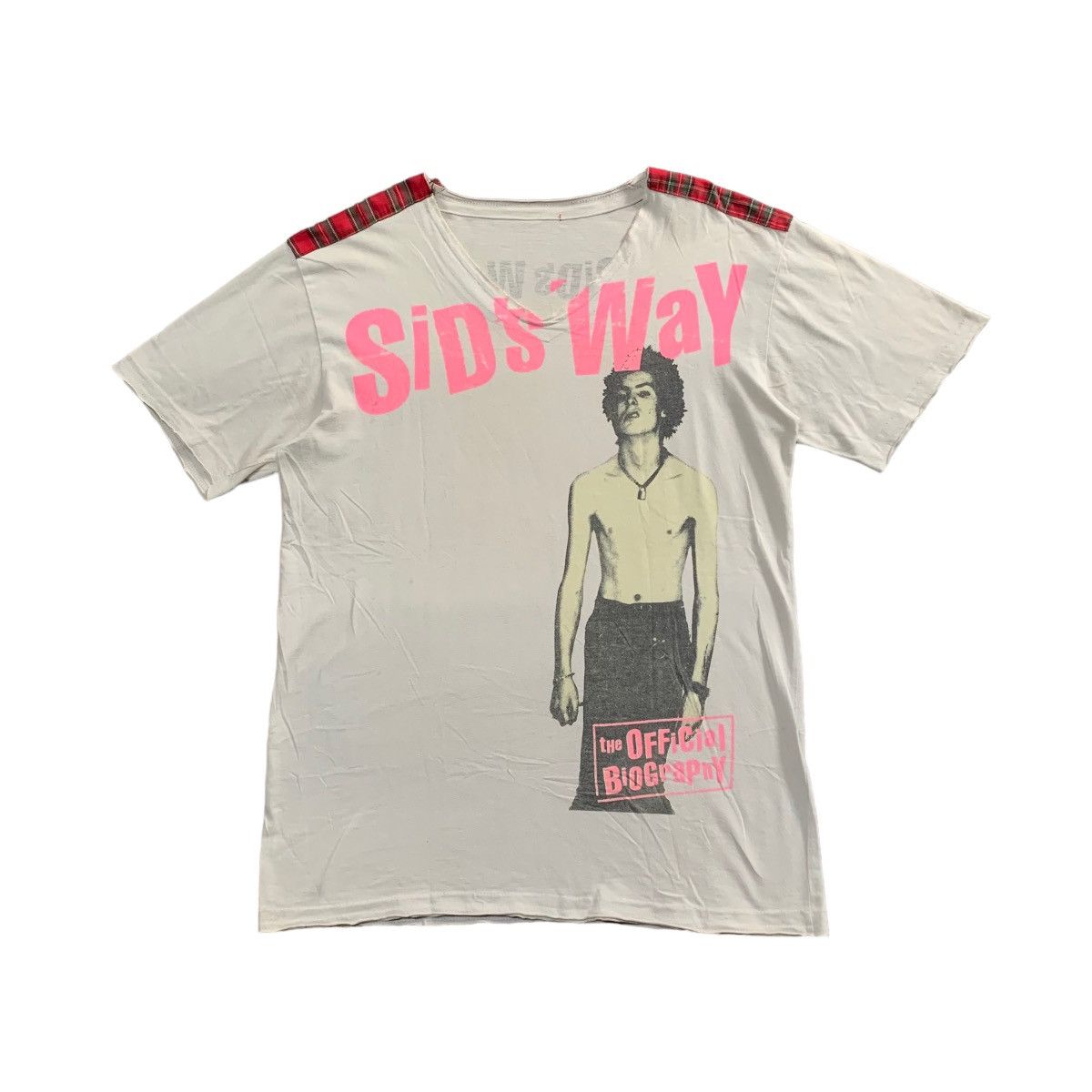 Band Tees × Seditionaries RARE🔥 SID VICIOUS “SID’S WAY” SEX PISTOLS BAND V NECK TEE Size US M / EU 48-50 / 2 - 1 Thumbnail