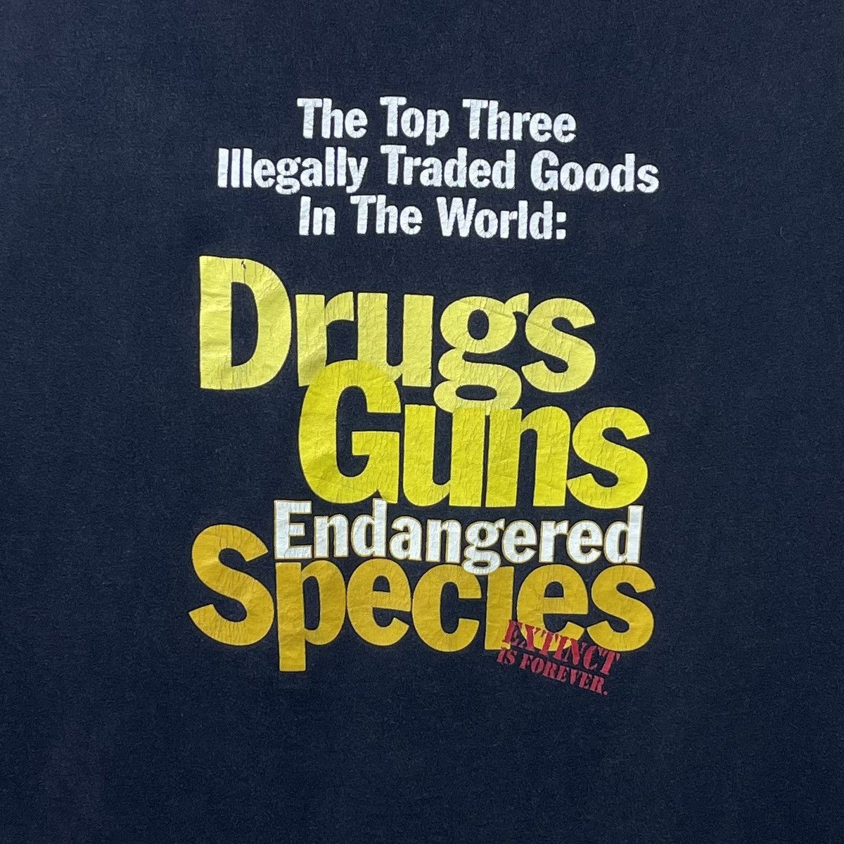 Other Vintage Drugs Guns Endangered Species Size US XL / EU 56 / 4 - 2 Thumbnail