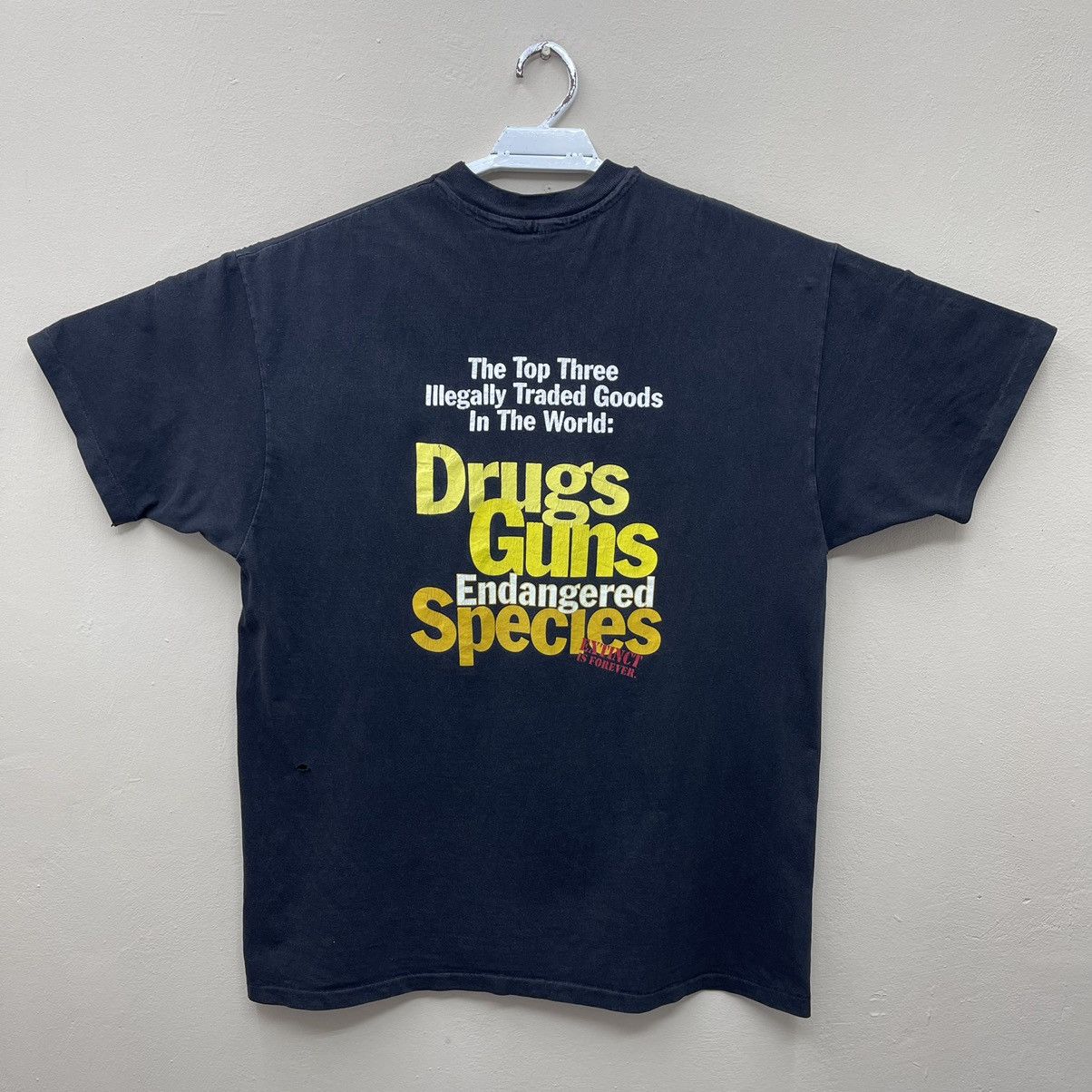 Vintage Drugs Guns Endangered Species