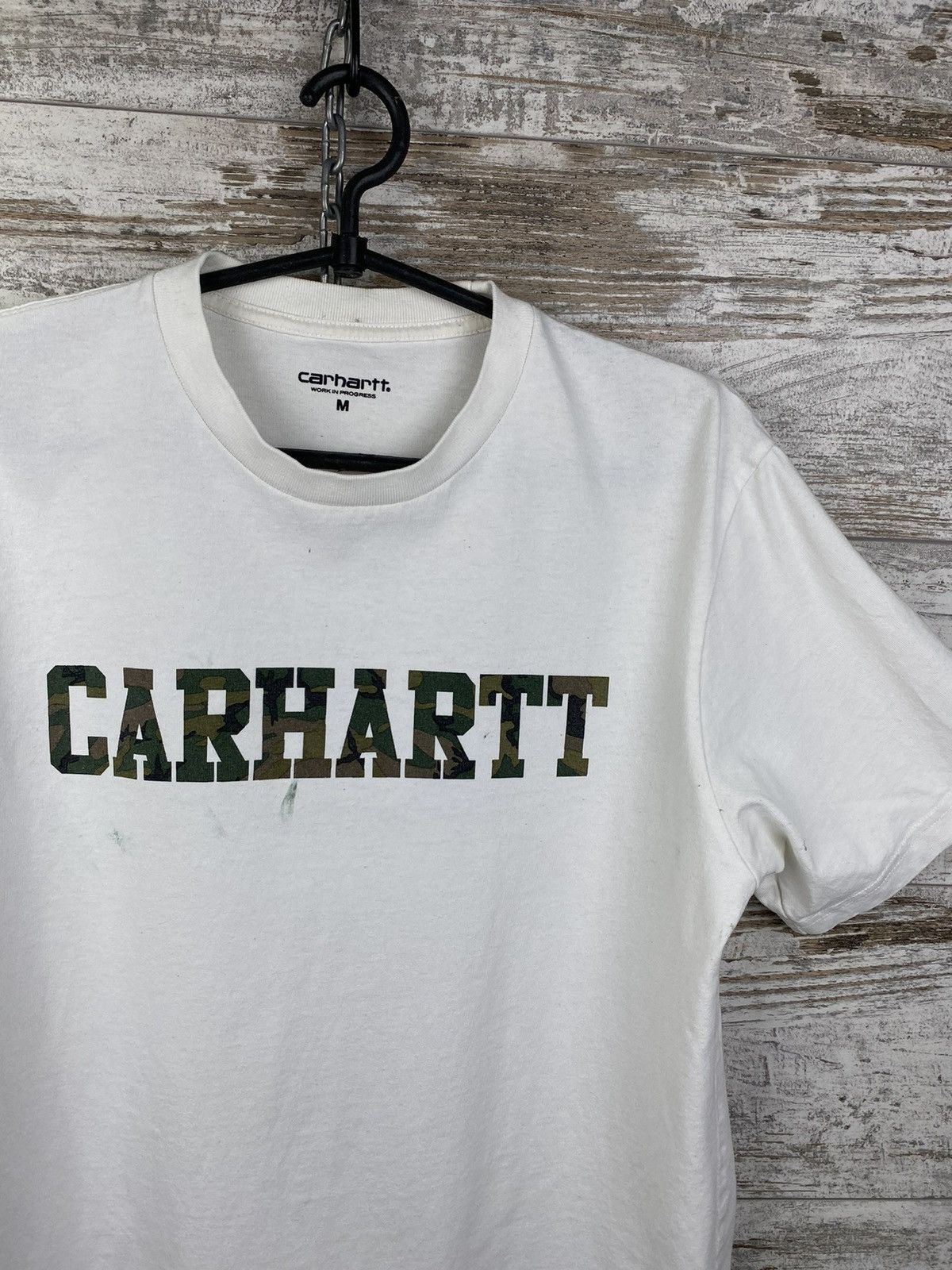 Carhartt Wip × Vintage Mens Vintage Carhartt Wip T-Shirt streetwear y2k tee rare Size US M / EU 48-50 / 2 - 2 Thumbnail
