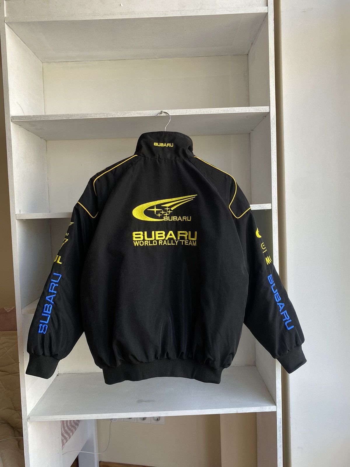 Vintage Subaru STI World Rally Team WRC Racing Jacket