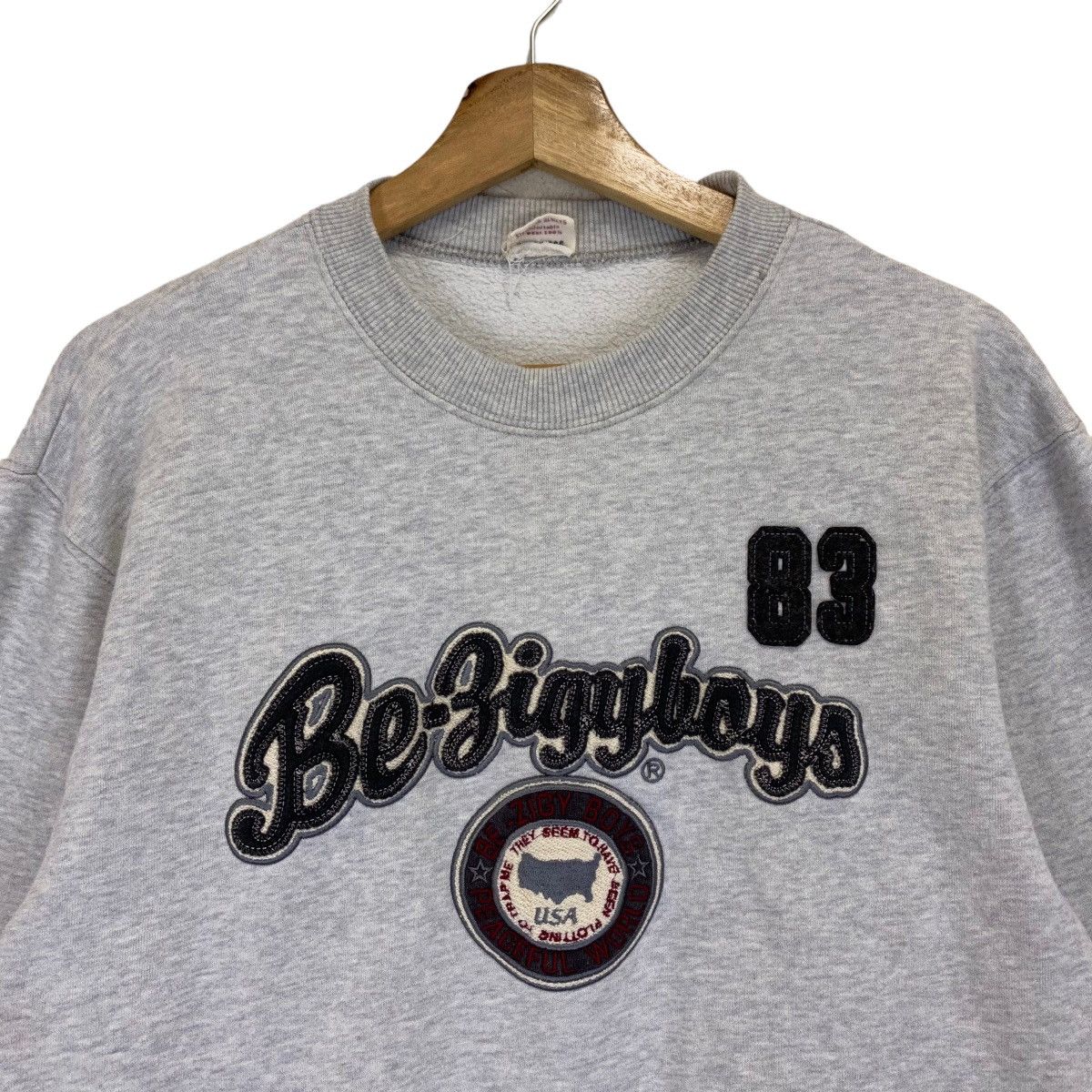 Japanese Brand × Vintage Vintage Be Zigy Boys Big Logo Crewneck Sweatshirt Size S Size US S / EU 44-46 / 1 - 4 Thumbnail
