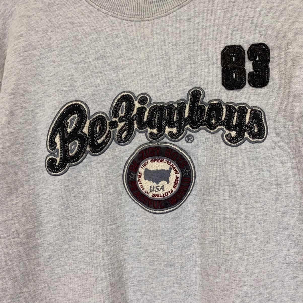 Japanese Brand × Vintage Vintage Be Zigy Boys Big Logo Crewneck Sweatshirt Size S Size US S / EU 44-46 / 1 - 5 Thumbnail
