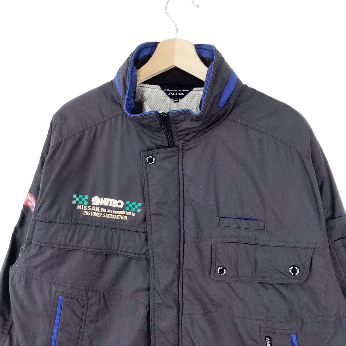 Sports Specialties × Vintage Nissan Technical Crew Team Racing Bomber Jacket Size US L / EU 52-54 / 3 - 6 Thumbnail