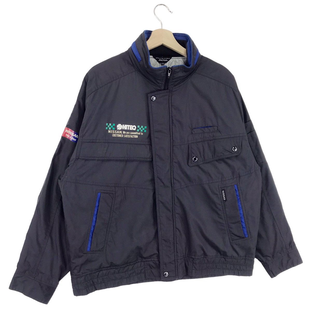 Sports Specialties × Vintage Nissan Technical Crew Team Racing Bomber Jacket Size US L / EU 52-54 / 3 - 4 Thumbnail