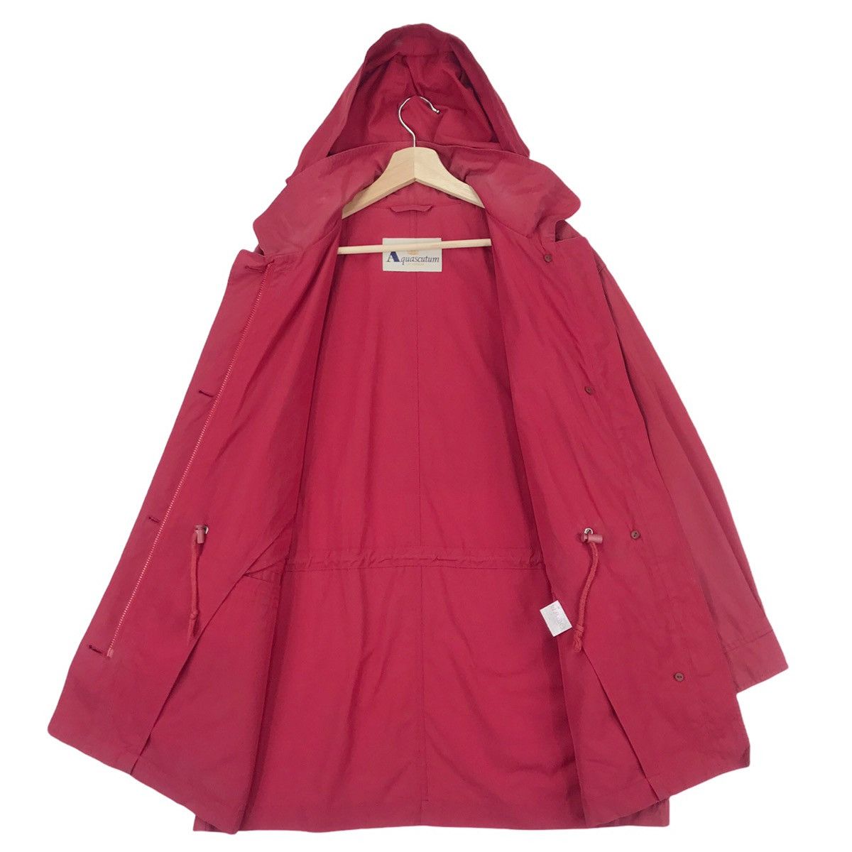 Aquascutum Aquascutum London Red Parka Hoodie Size US L / EU 52-54 / 3 - 6 Thumbnail