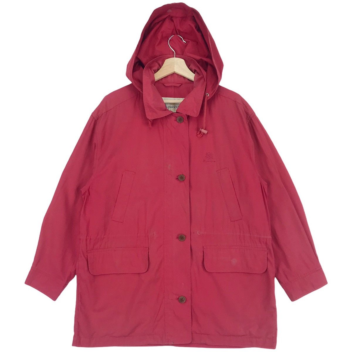 Aquascutum Aquascutum London Red Parka Hoodie Size US L / EU 52-54 / 3 - 1 Thumbnail