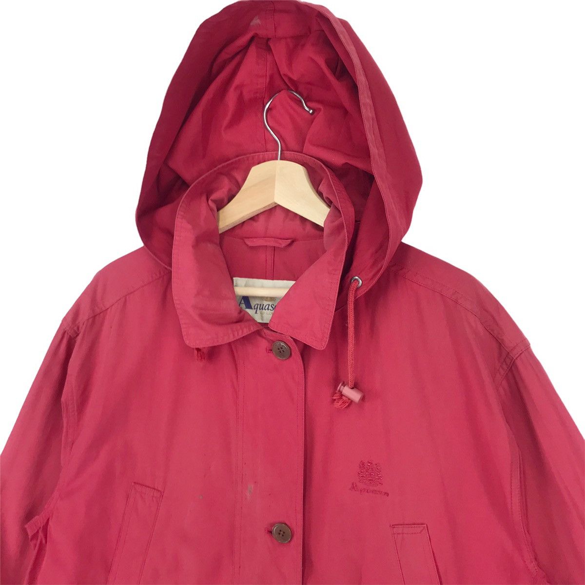 Aquascutum Aquascutum London Red Parka Hoodie Size US L / EU 52-54 / 3 - 4 Thumbnail
