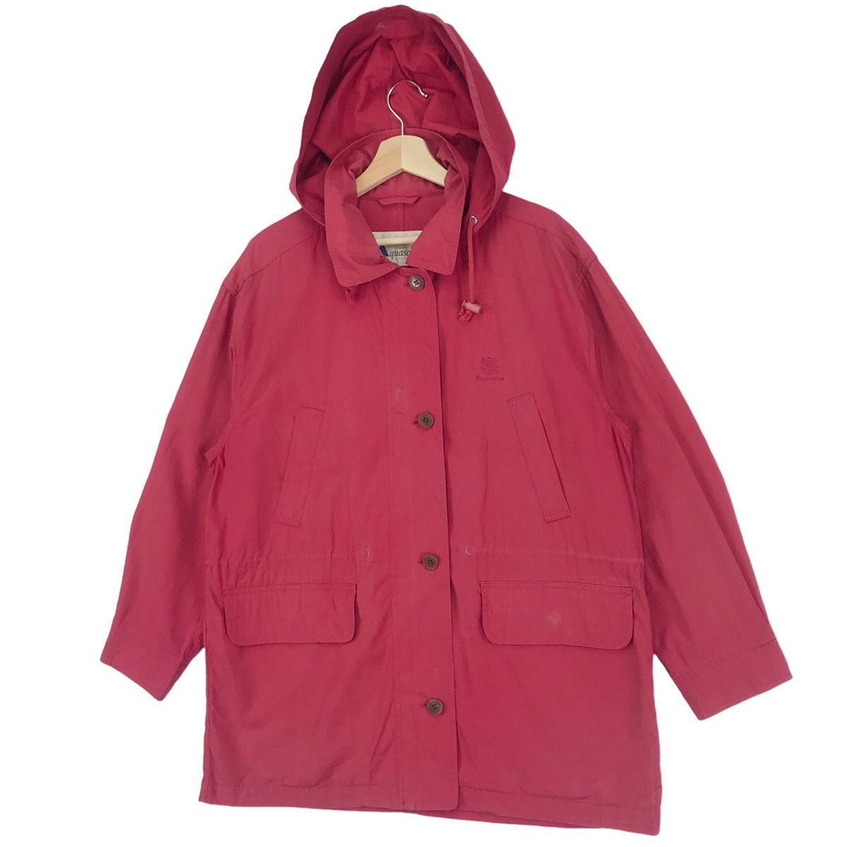Aquascutum Aquascutum London Red Parka Hoodie Size US L / EU 52-54 / 3 - 2 Thumbnail