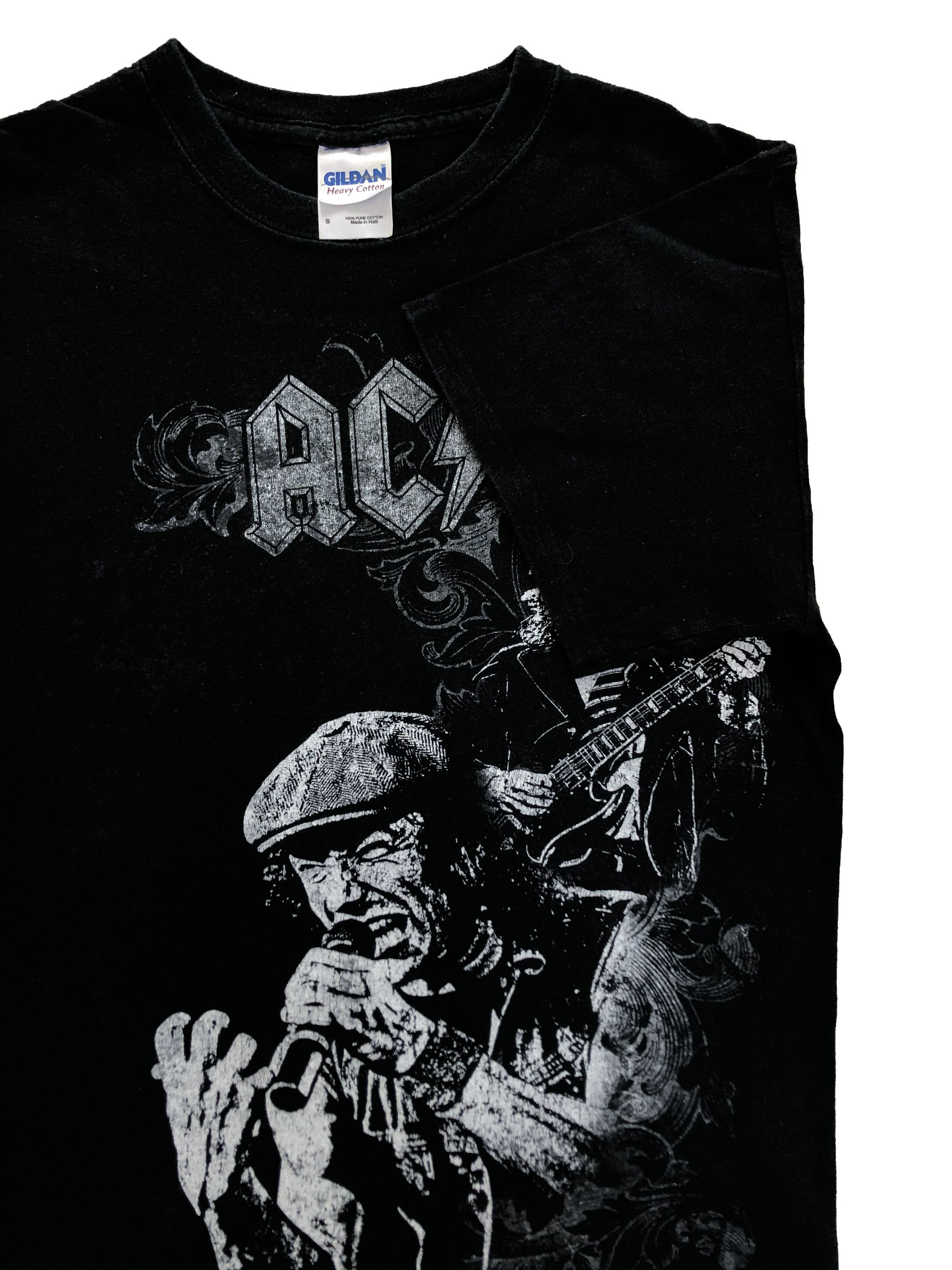 Band Tees × Gildan × Vintage Vintage ACDC Band Tee Shirt Hype Rare Y2K Drill Size US S / EU 44-46 / 1 - 2 Thumbnail