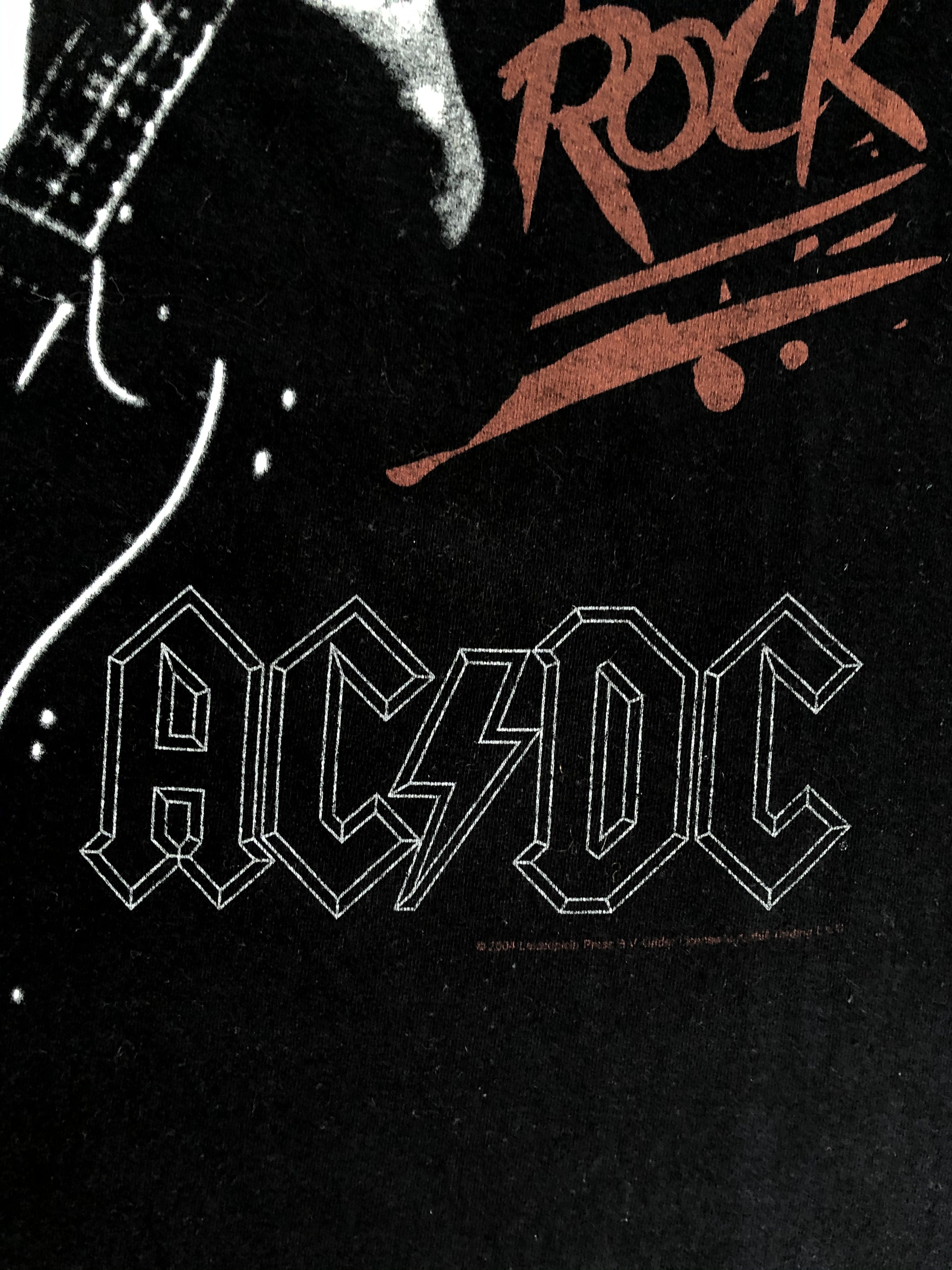 AC/DC × Band Tees × Vintage Vintage 2004 AC/DC Band Tee Shirt Y2K Hype Drill Rare Size US S / EU 44-46 / 1 - 6 Thumbnail