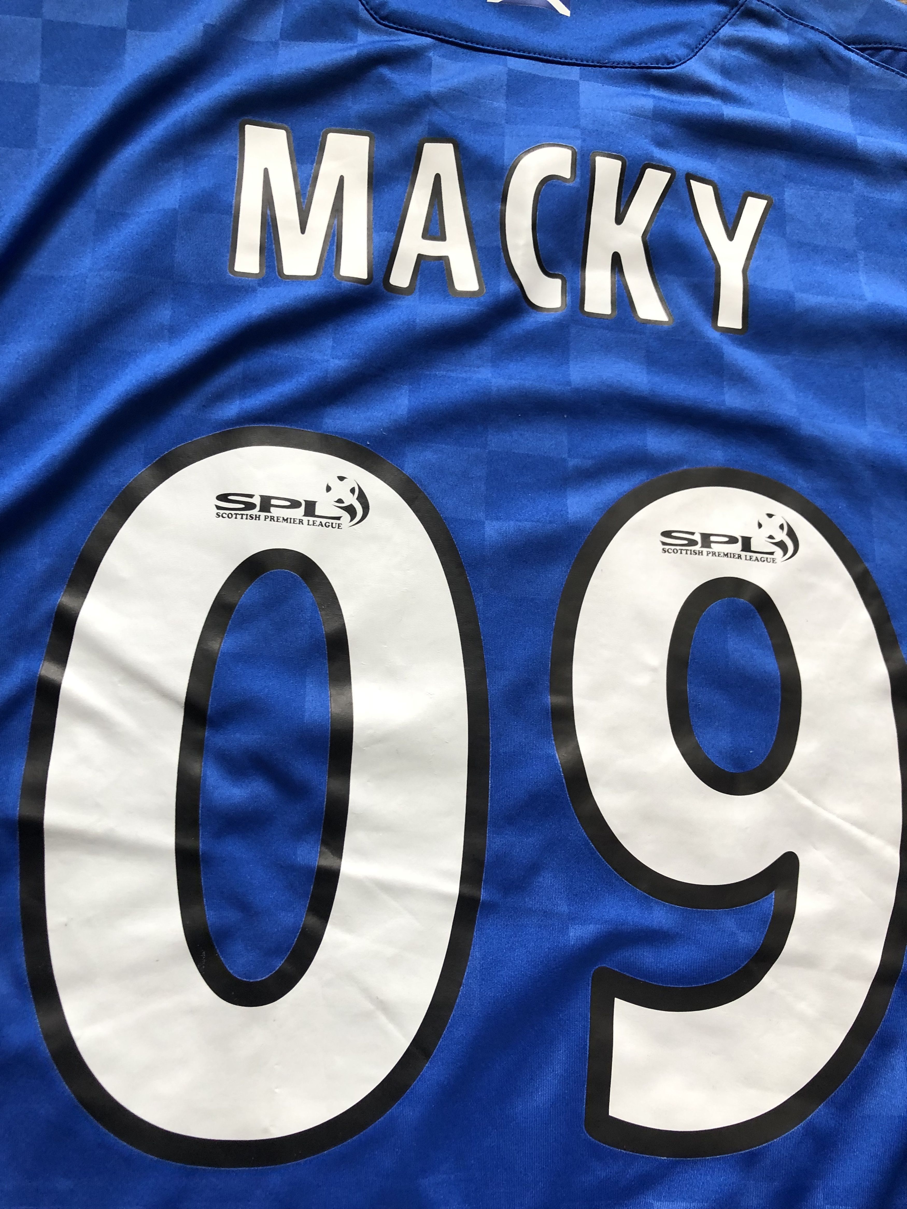 Umbro Rangers football shirt #09 Macky Soccer Tee Y2K Sport Hype Size US XL / EU 56 / 4 - 15 Thumbnail