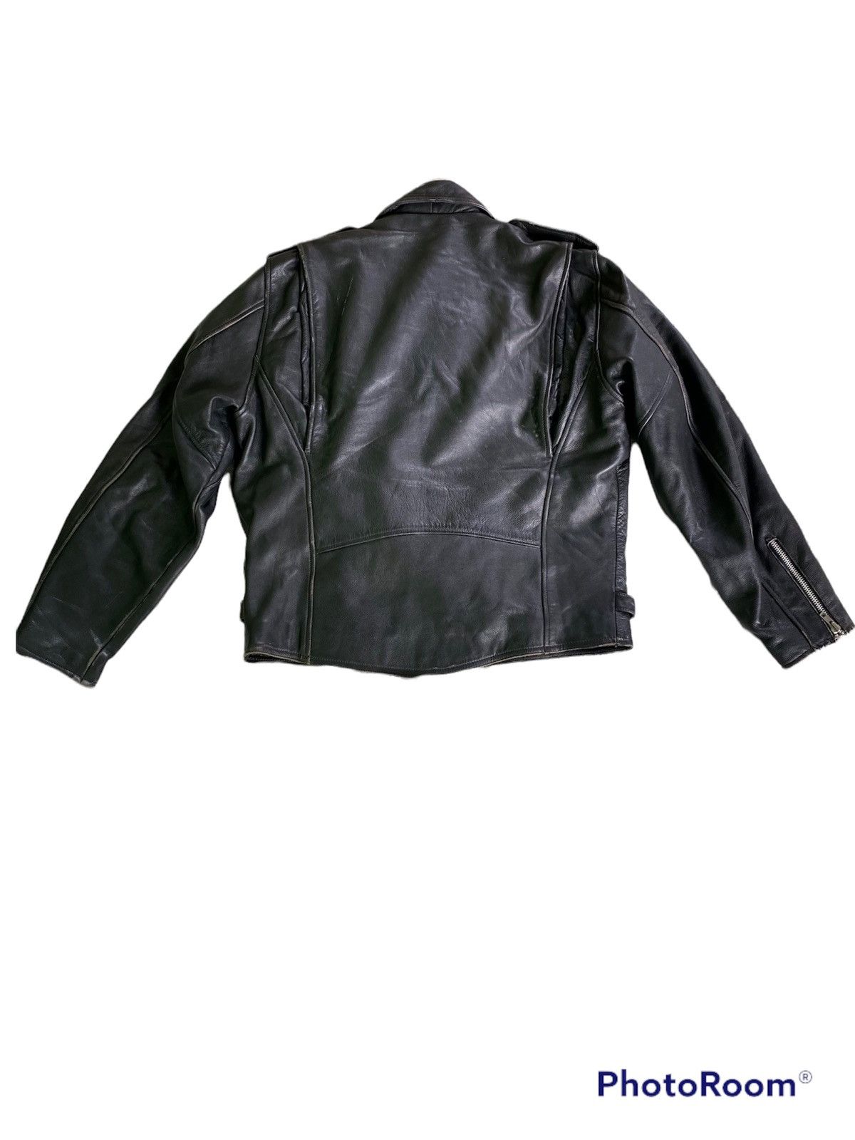 Other VINTAGE SUNVALLEY MOTORCYCLE LEATHER JACKET Size US L / EU 52-54 / 3 - 7 Thumbnail