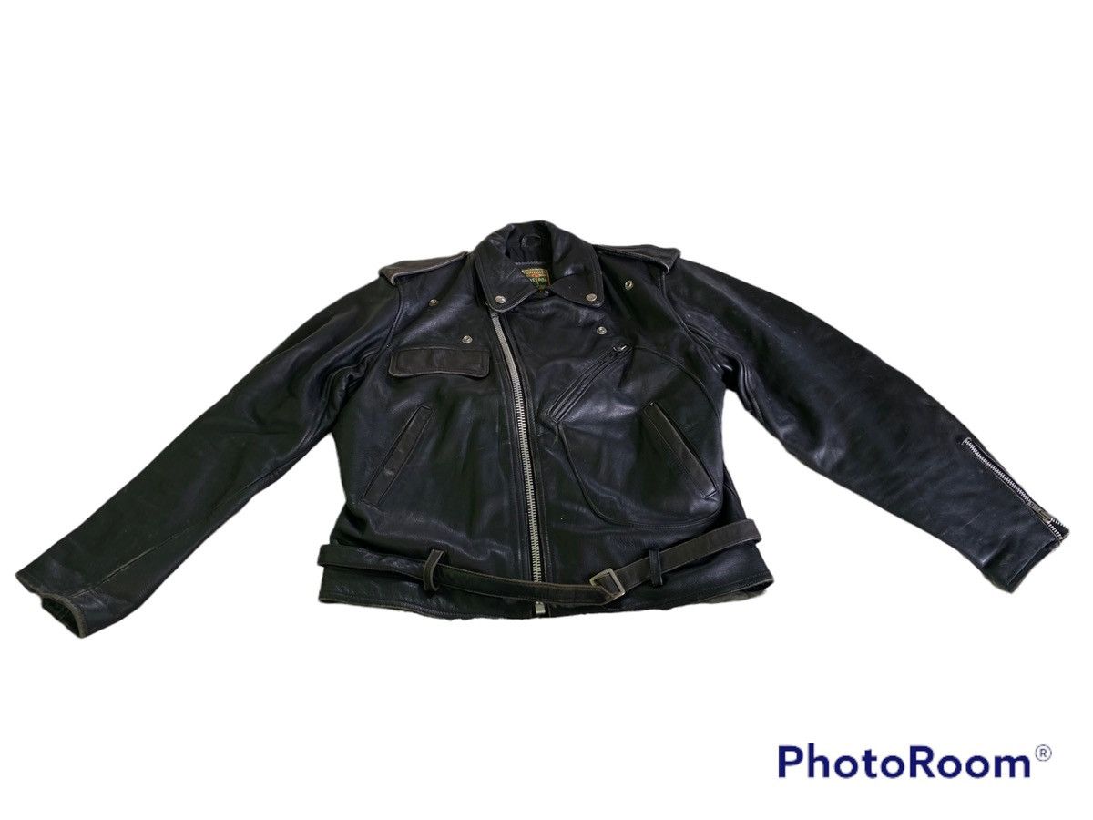 Other VINTAGE SUNVALLEY MOTORCYCLE LEATHER JACKET Size US L / EU 52-54 / 3 - 1 Thumbnail