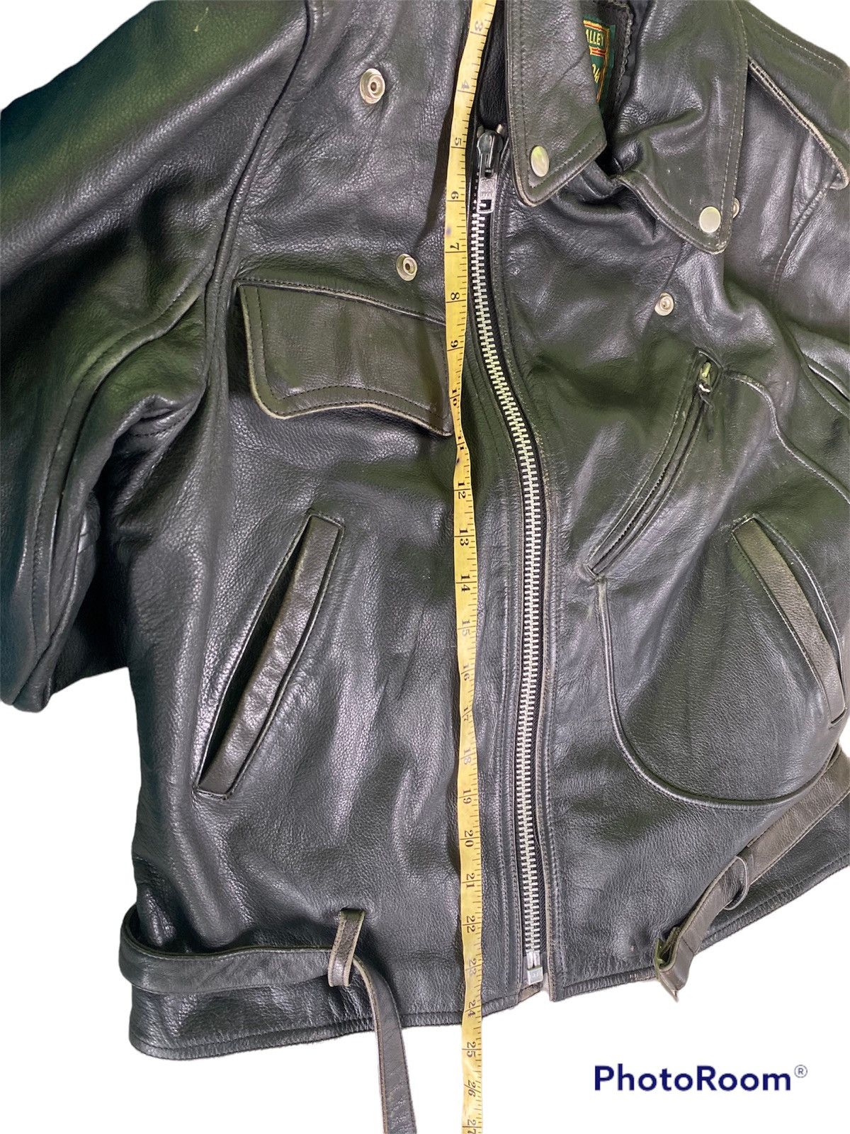 Other VINTAGE SUNVALLEY MOTORCYCLE LEATHER JACKET Size US L / EU 52-54 / 3 - 5 Thumbnail