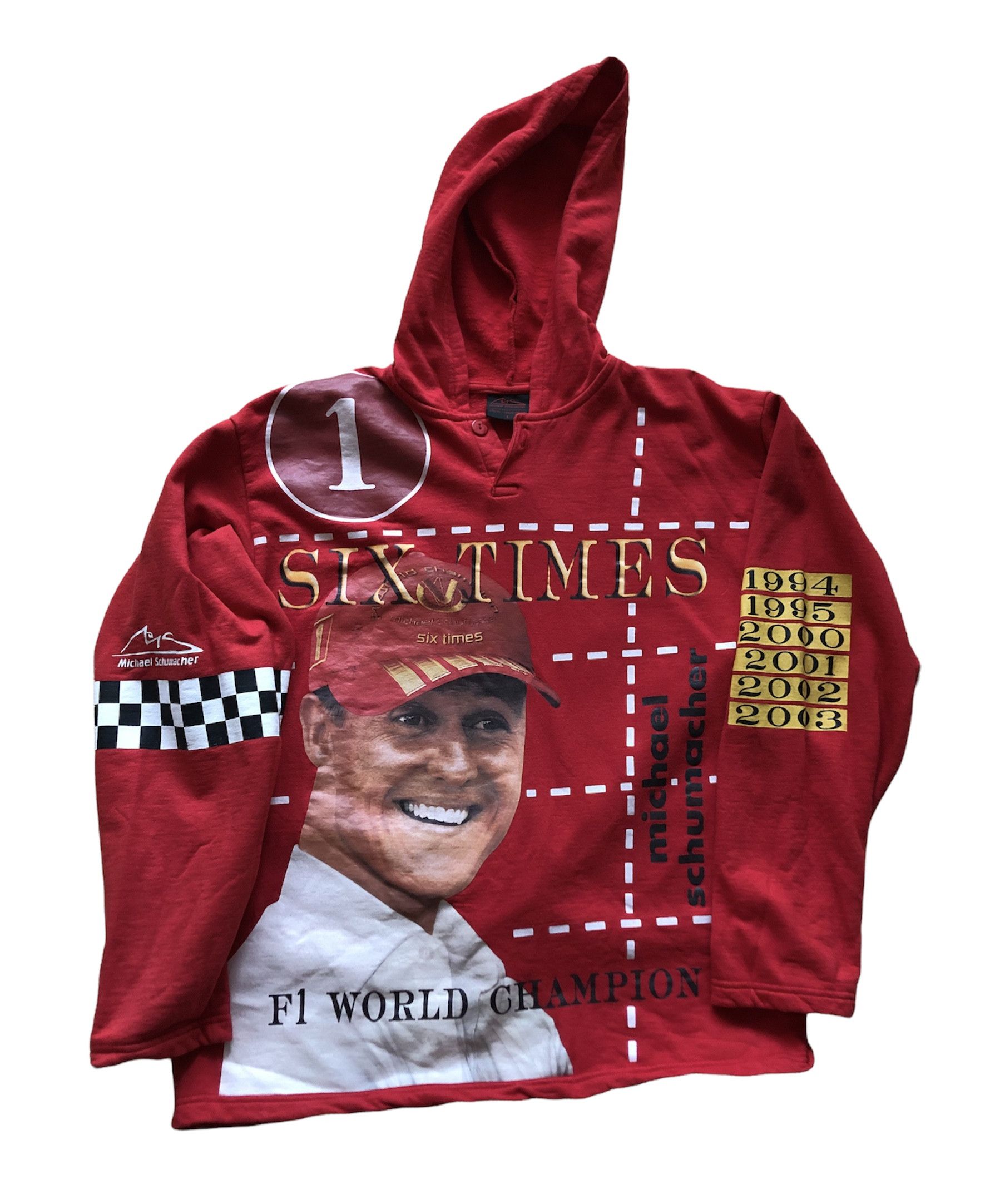 Ferrari × Formula 1 Vintage Schumacher Ferrari Hoodie Sweatshirt Marlboro Size US L / EU 52-54 / 3 - 1 Thumbnail