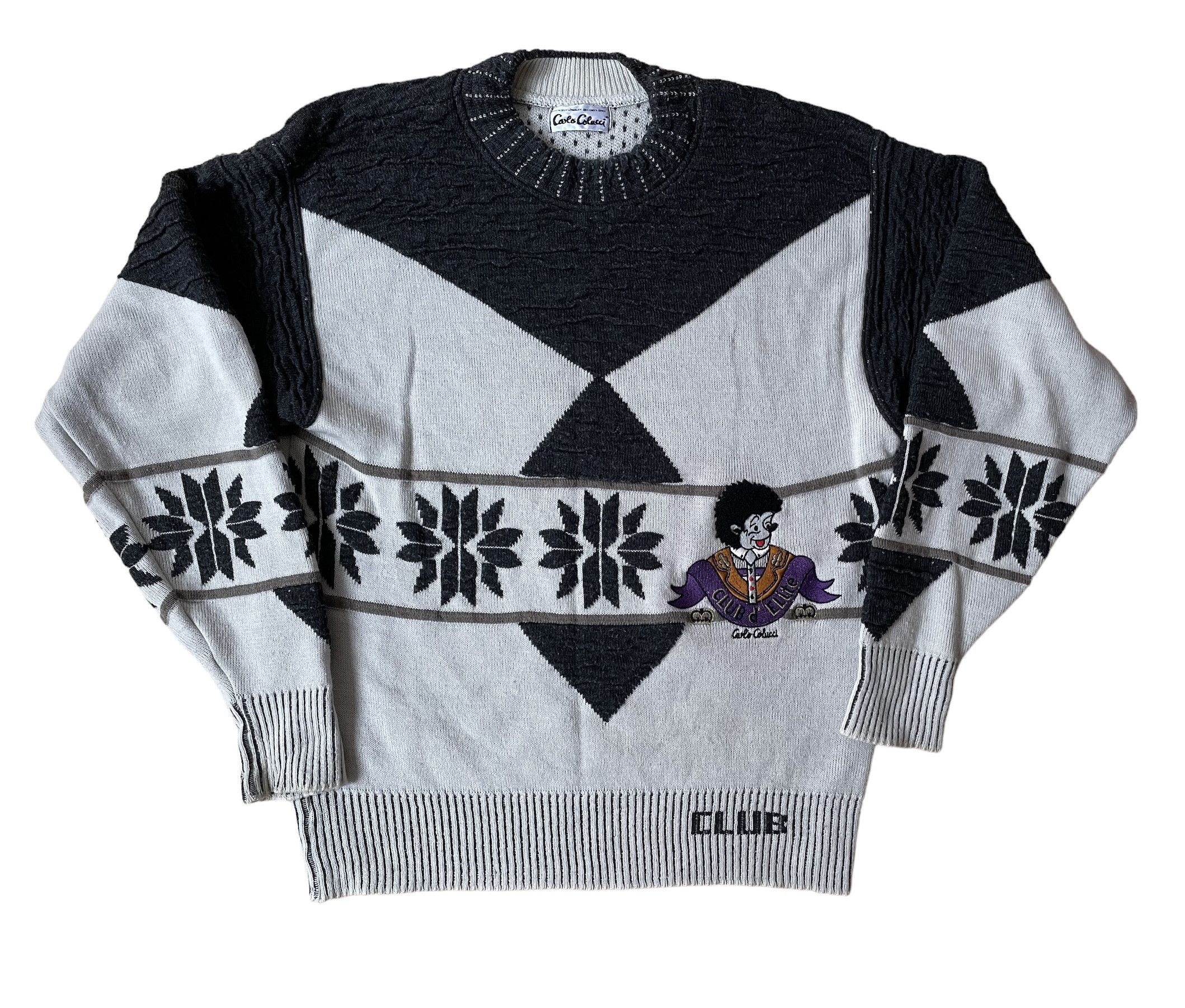 Vintage Carlo Colucci W Germany Sweater Pullover Elitte Club