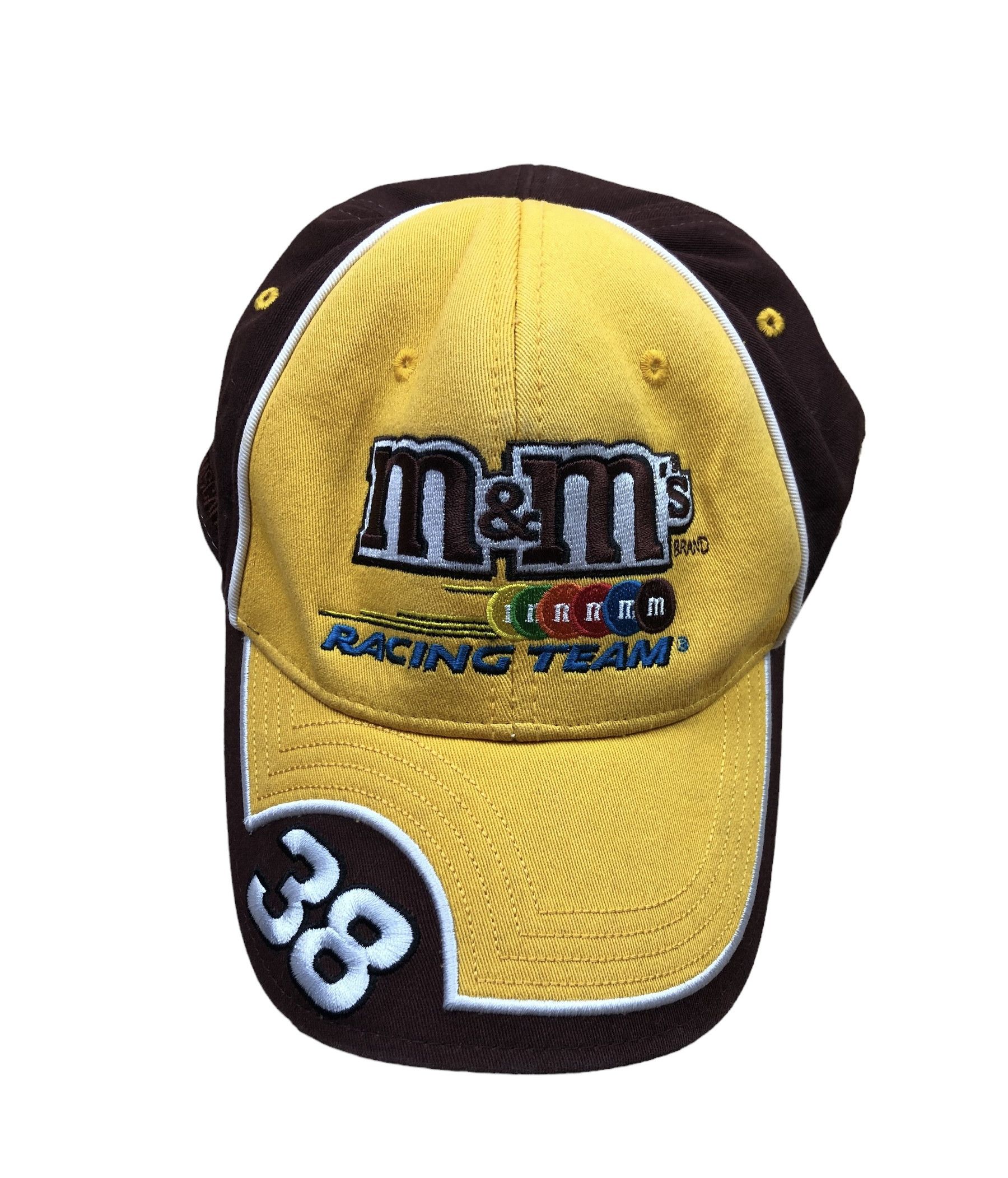 NASCAR × Vintage Vintage M&M'S NASCAR Racing Team 38 Chase Hat Baseball Cap Size ONE SIZE - 1 Thumbnail