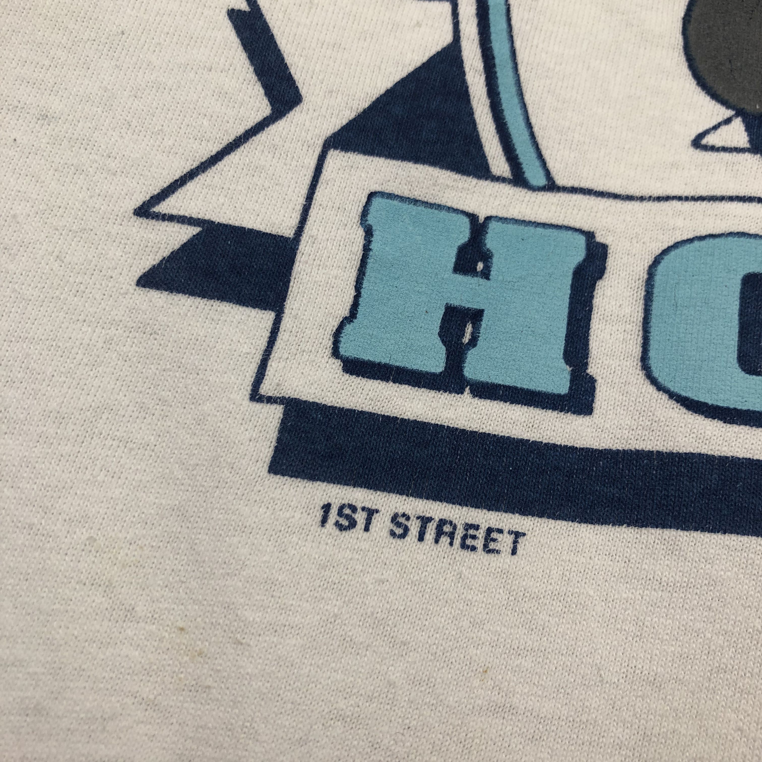 NBA × Vintage Vintage 90's Georgetown Hoyas Basketball Shirt Tee Rare Size US L / EU 52-54 / 3 - 5 Thumbnail