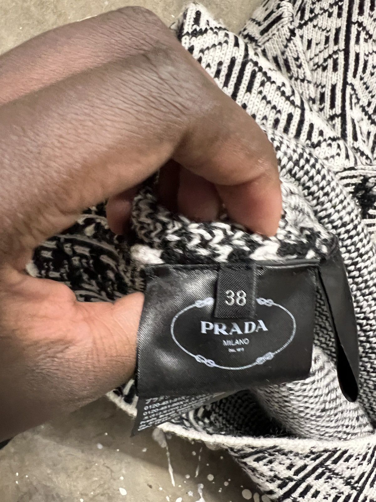 Prada FW21 Jacquard Cardigan Size US L / EU 52-54 / 3 - 3 Thumbnail