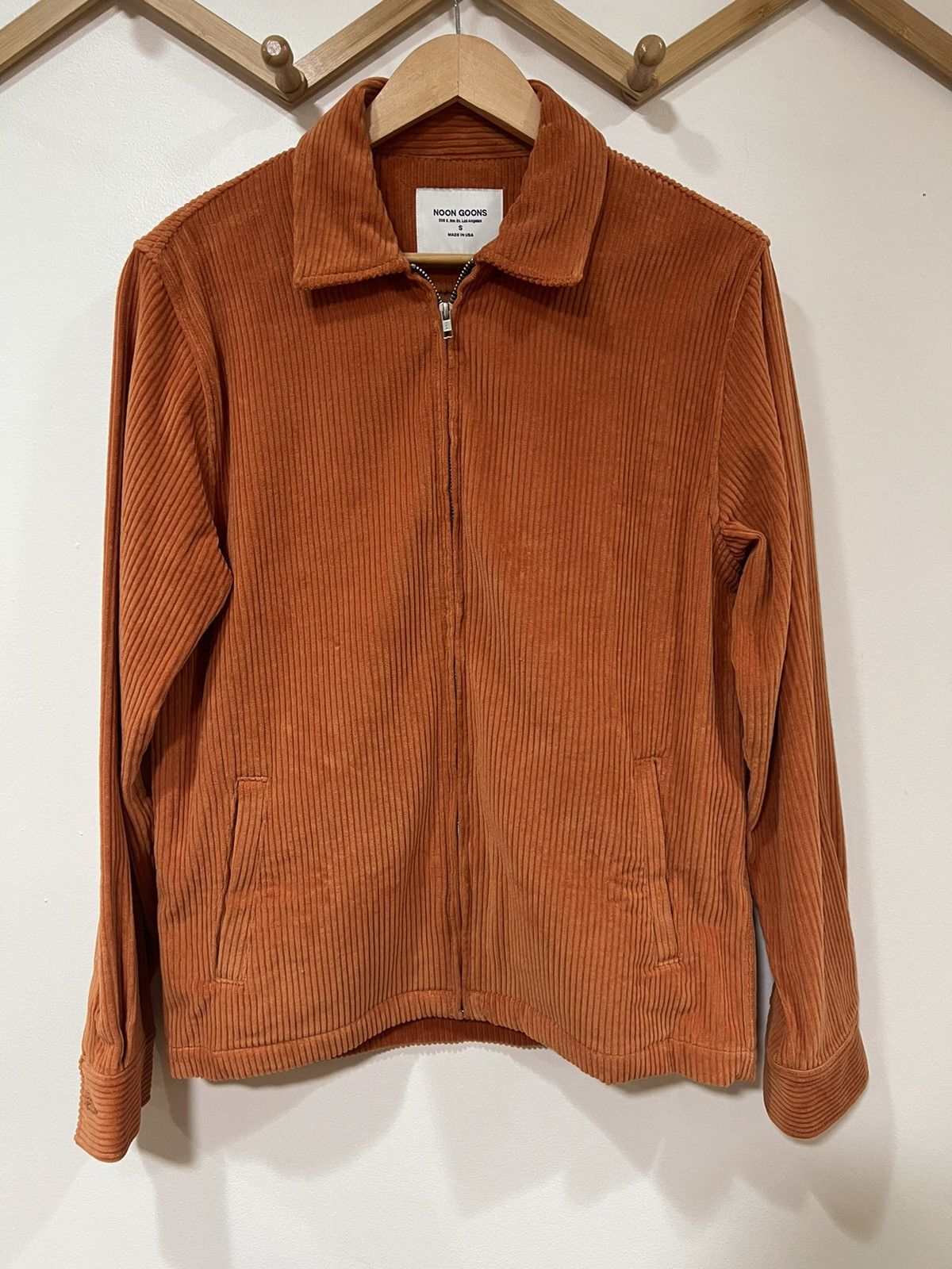 Noon Goons Noon Goons Orange Corduroy Jacket Grailed