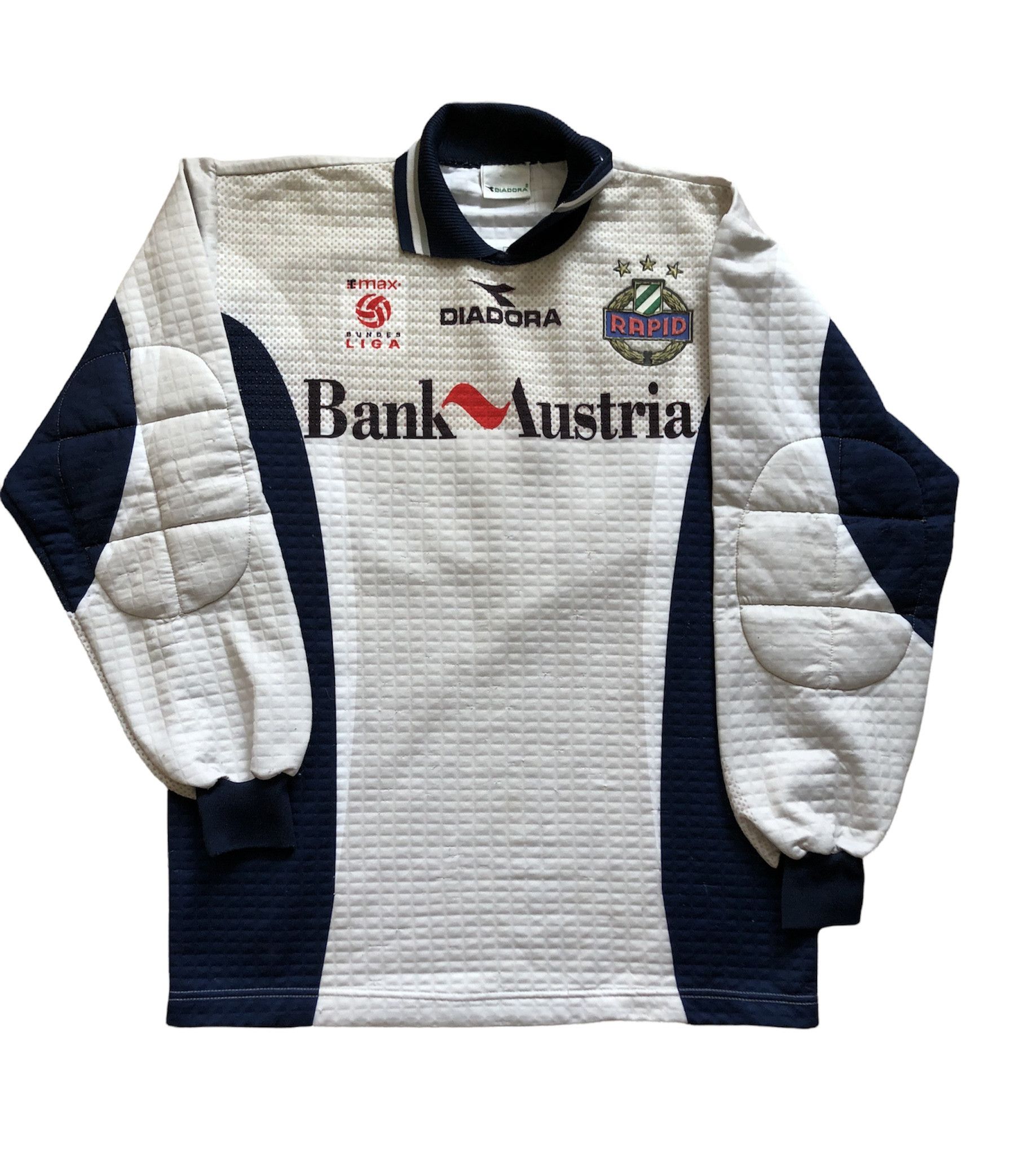 SK Rapid Wien Goalkeeper football shirt 1998 Match Worn Tee