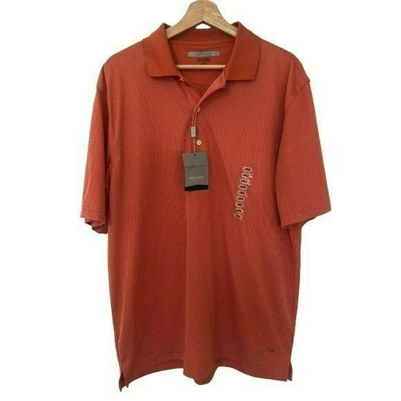Greg Norman Orange Golf Shirt Test