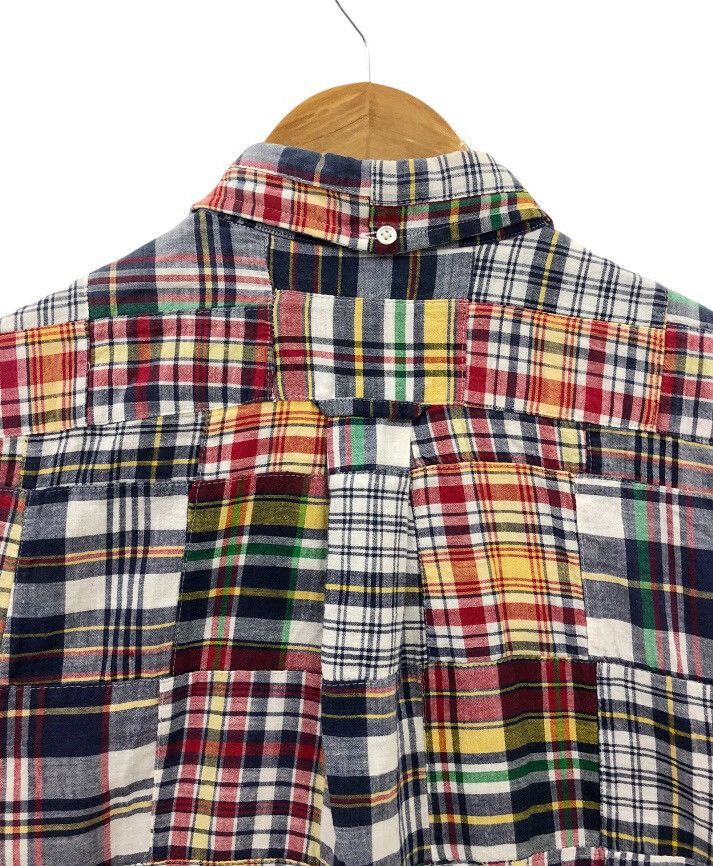 Beams Japan Beams Madras Patchwork design shirt Size US M / EU 48-50 / 2 - 8 Thumbnail
