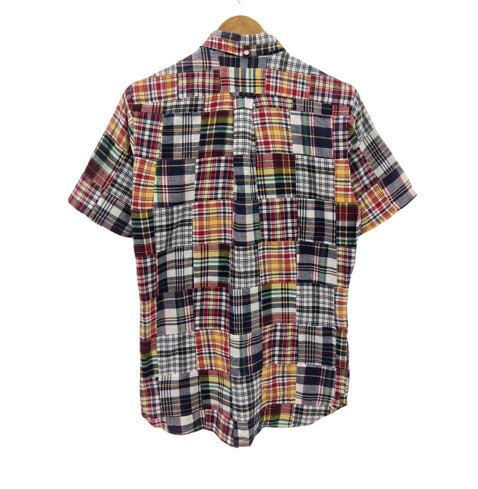 Beams Japan Beams Madras Patchwork design shirt Size US M / EU 48-50 / 2 - 7 Thumbnail