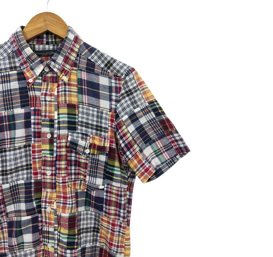 Beams Japan Beams Madras Patchwork design shirt Size US M / EU 48-50 / 2 - 4 Thumbnail